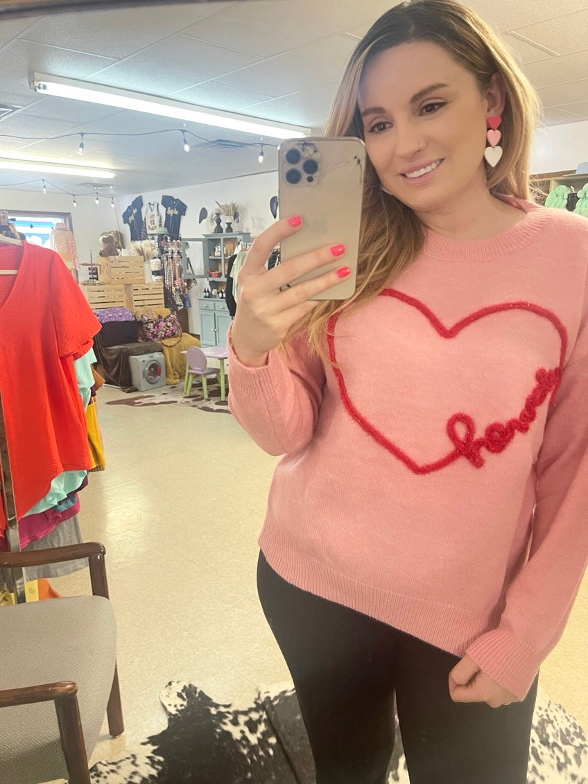 Howdy Heart Sweater