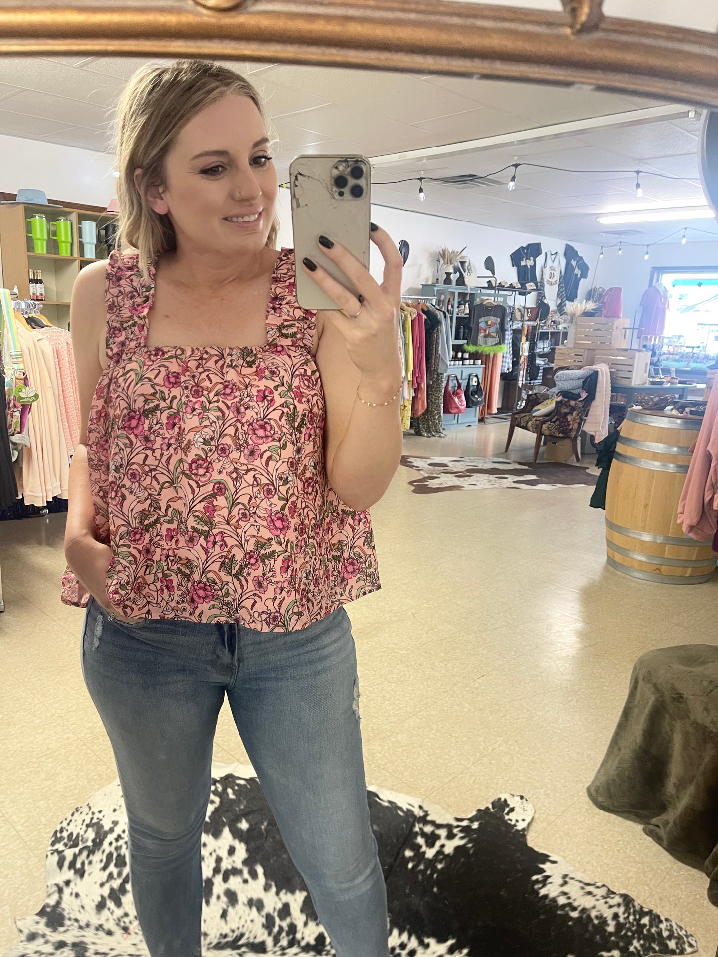 Fall For Me Floral Tank