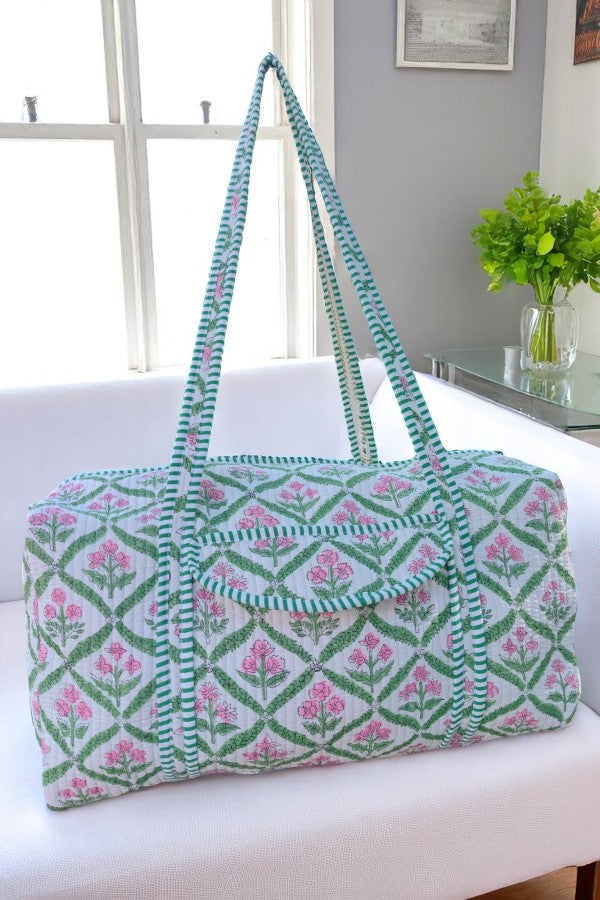 SC - ETA 7/30 - Whitley Green Floral Duffle Bag