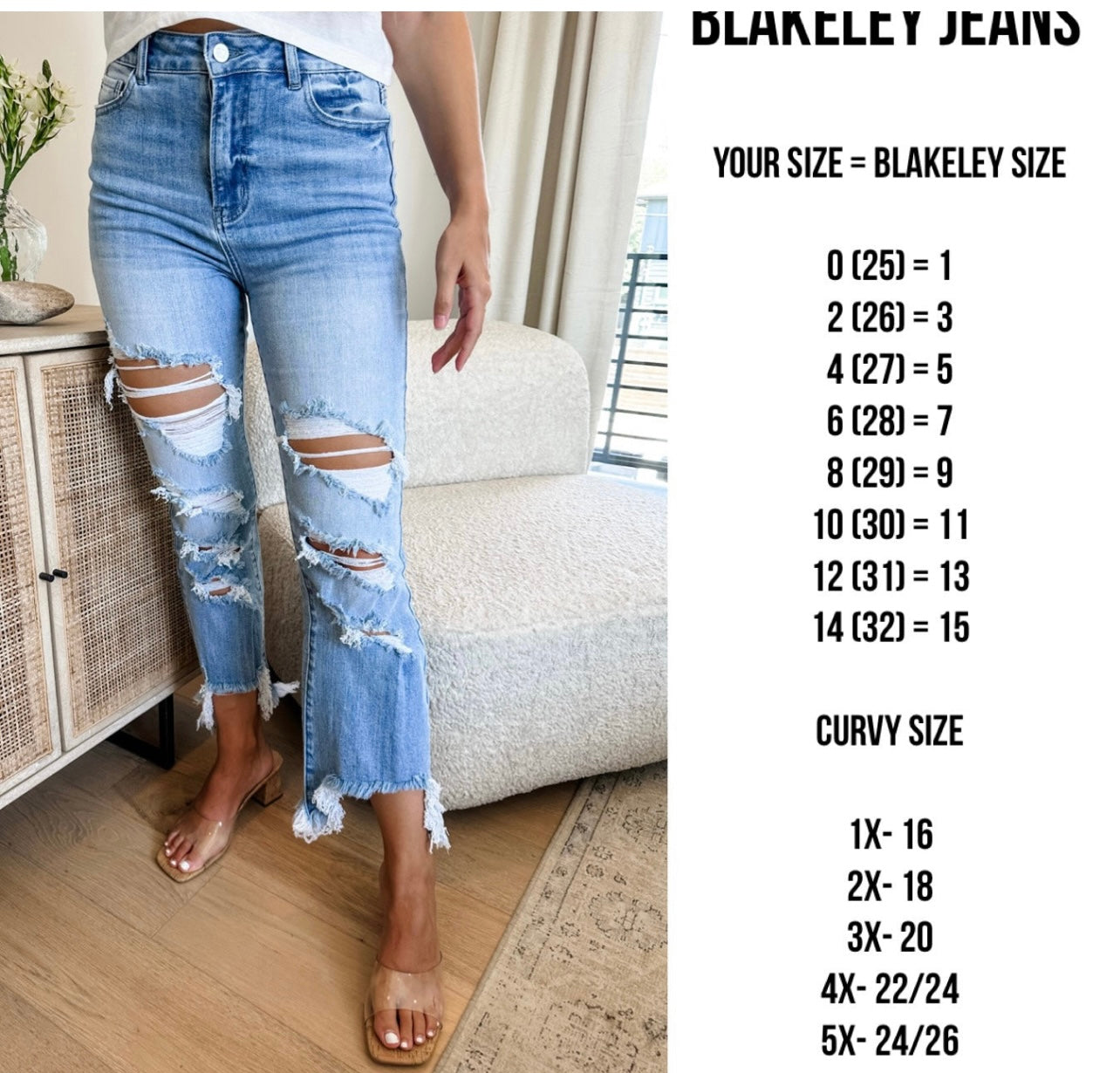 Pre Order Urban Distressed Crop Jean