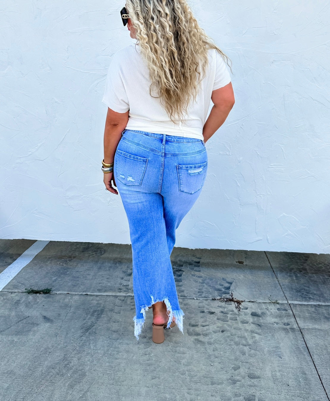 Pre Order Urban Distressed Crop Jean