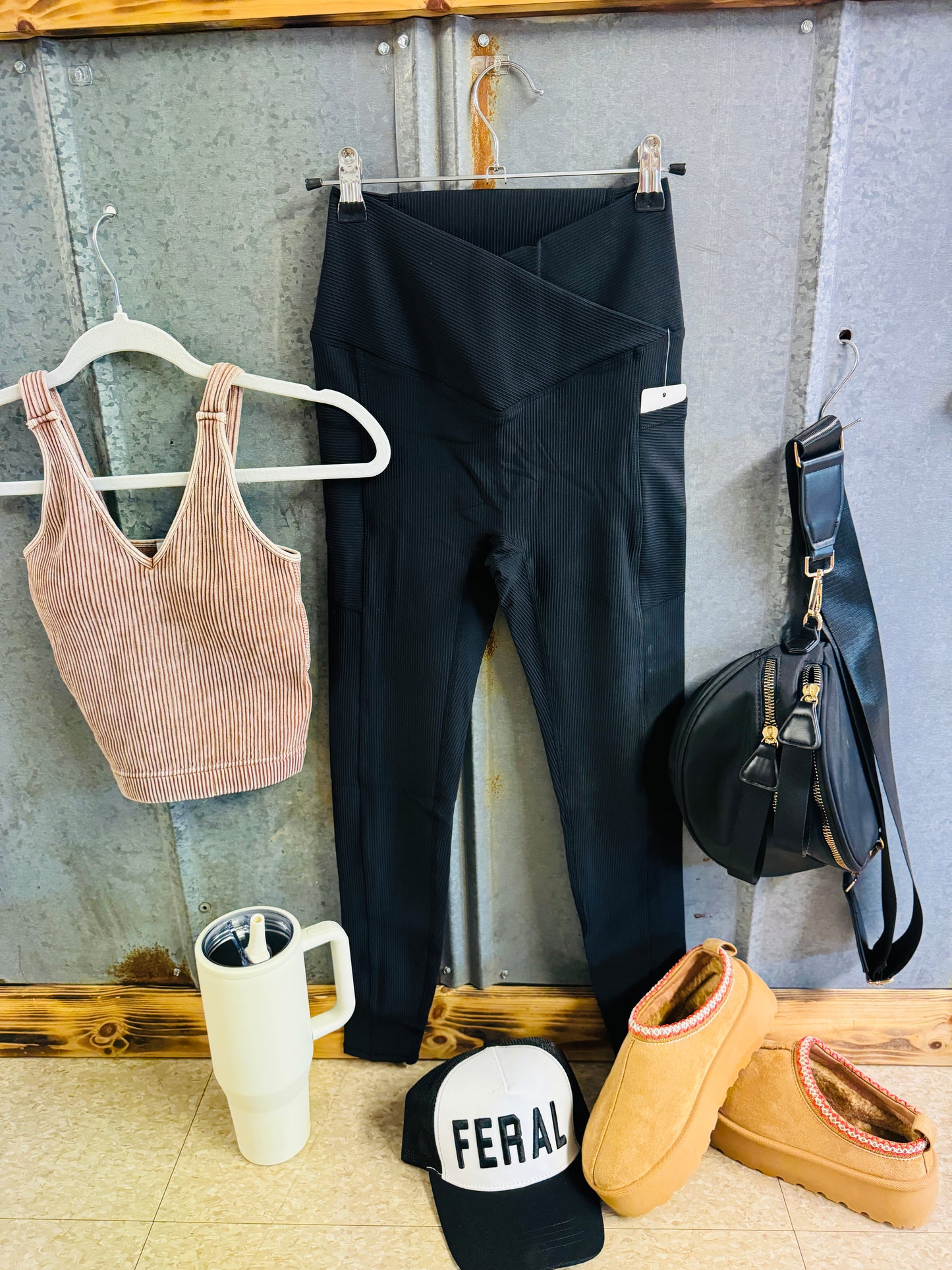 Max Sculpt Ribbed Leggings