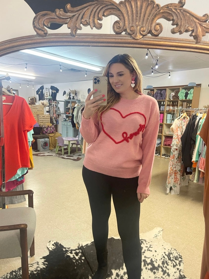 Howdy Heart Sweater