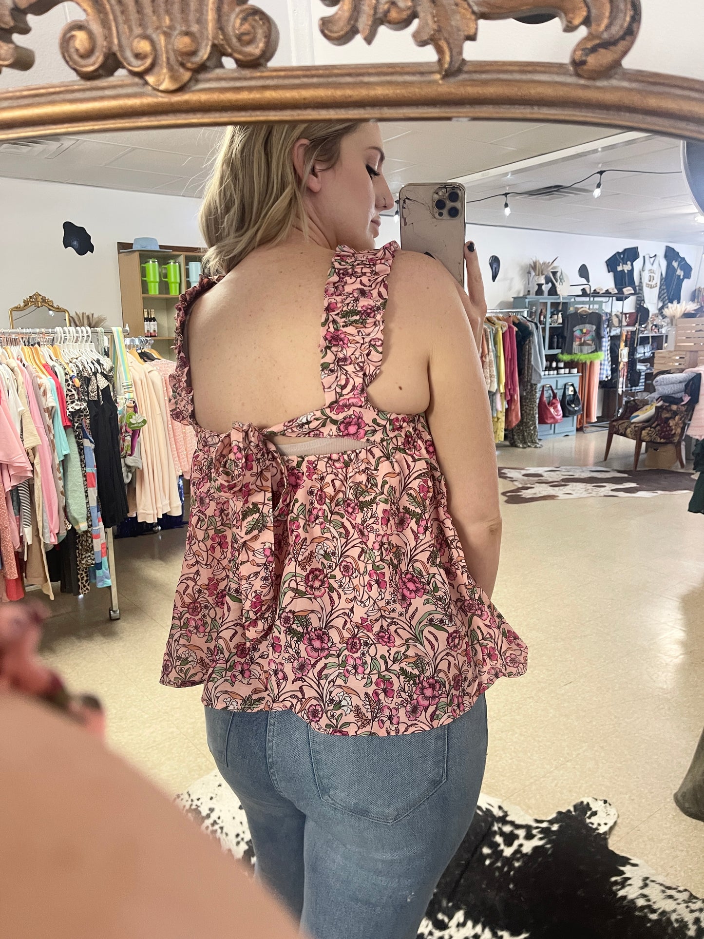 Fall For Me Floral Tank