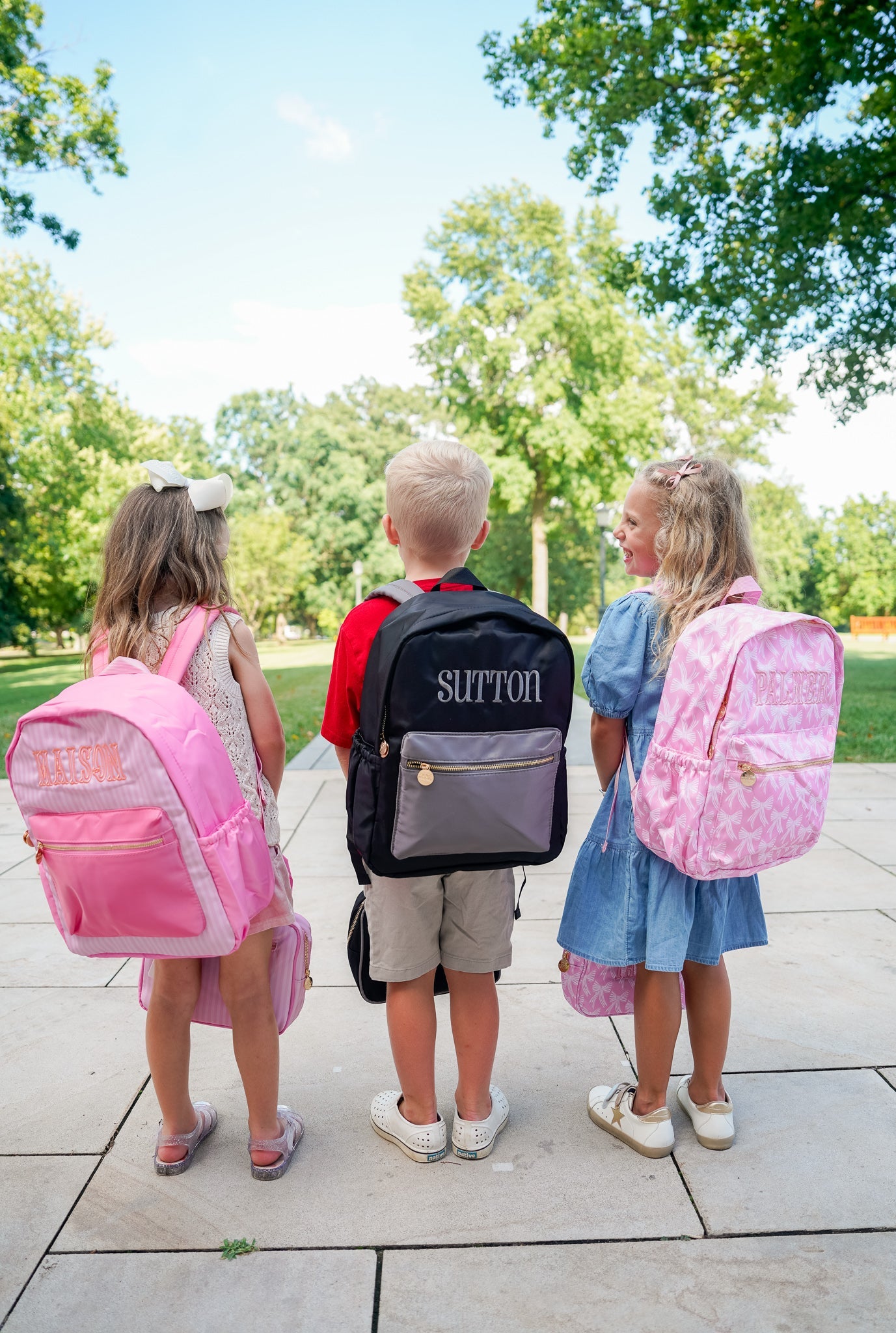 Pink Bow Backpack