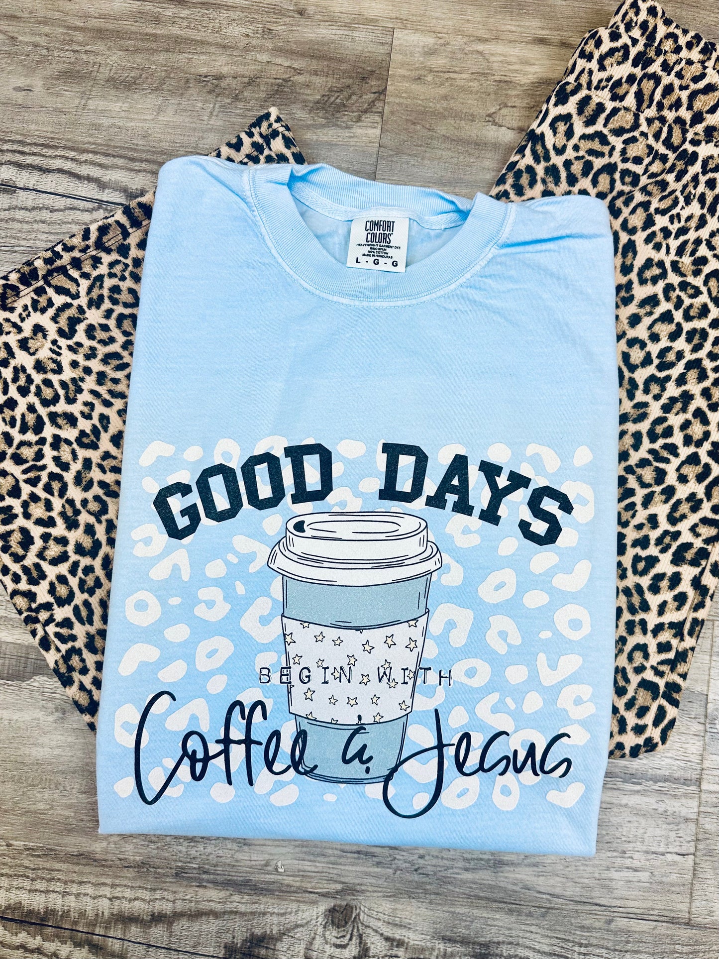 Coffee and Jesus | Comfort Colors Tshirt