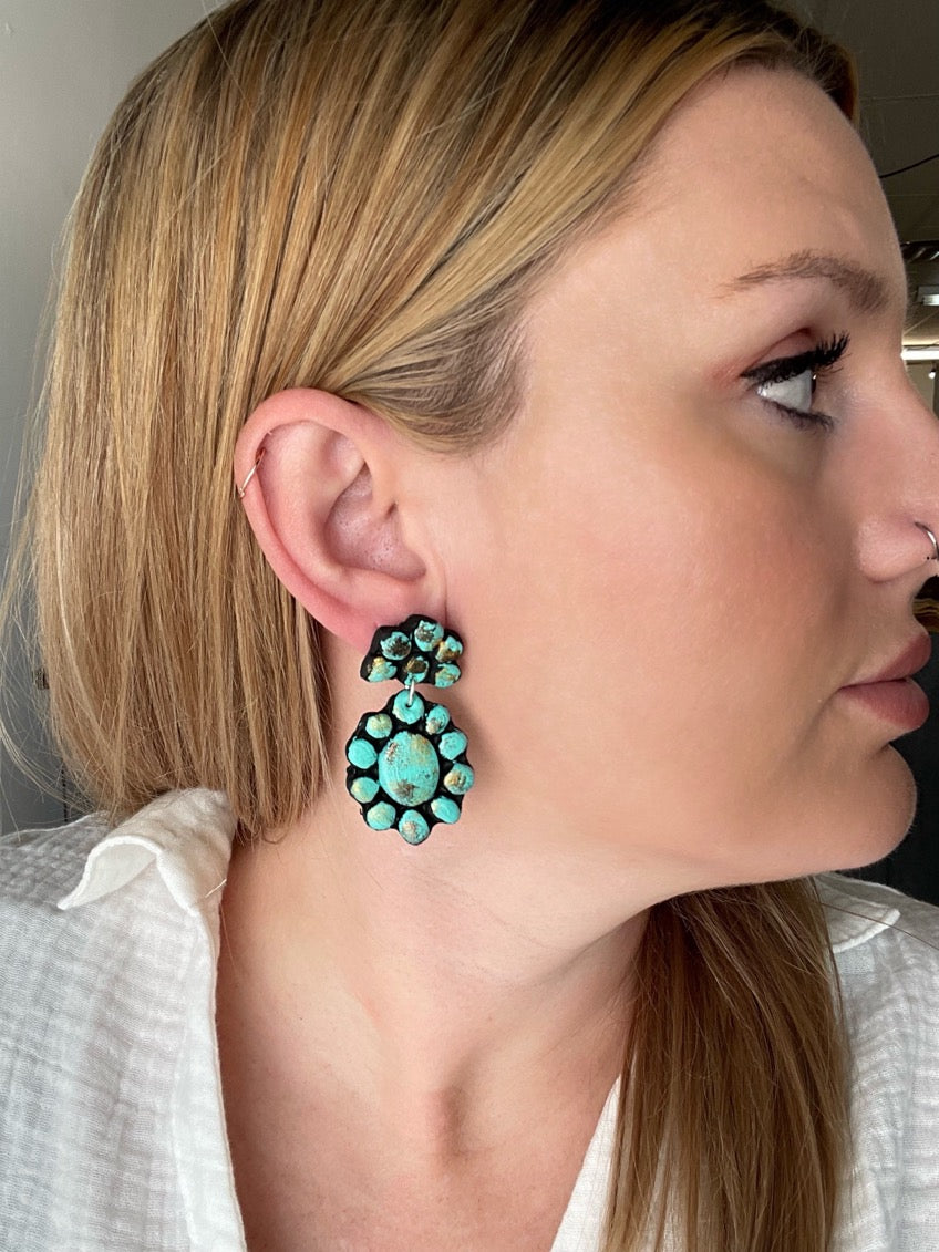 Handmade Squash Blossom Earrings
