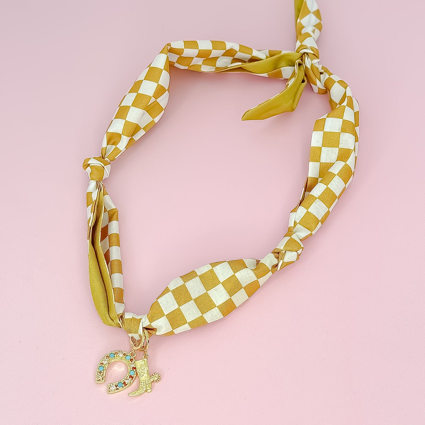 Yeehaw Lucky Scarf Necklace