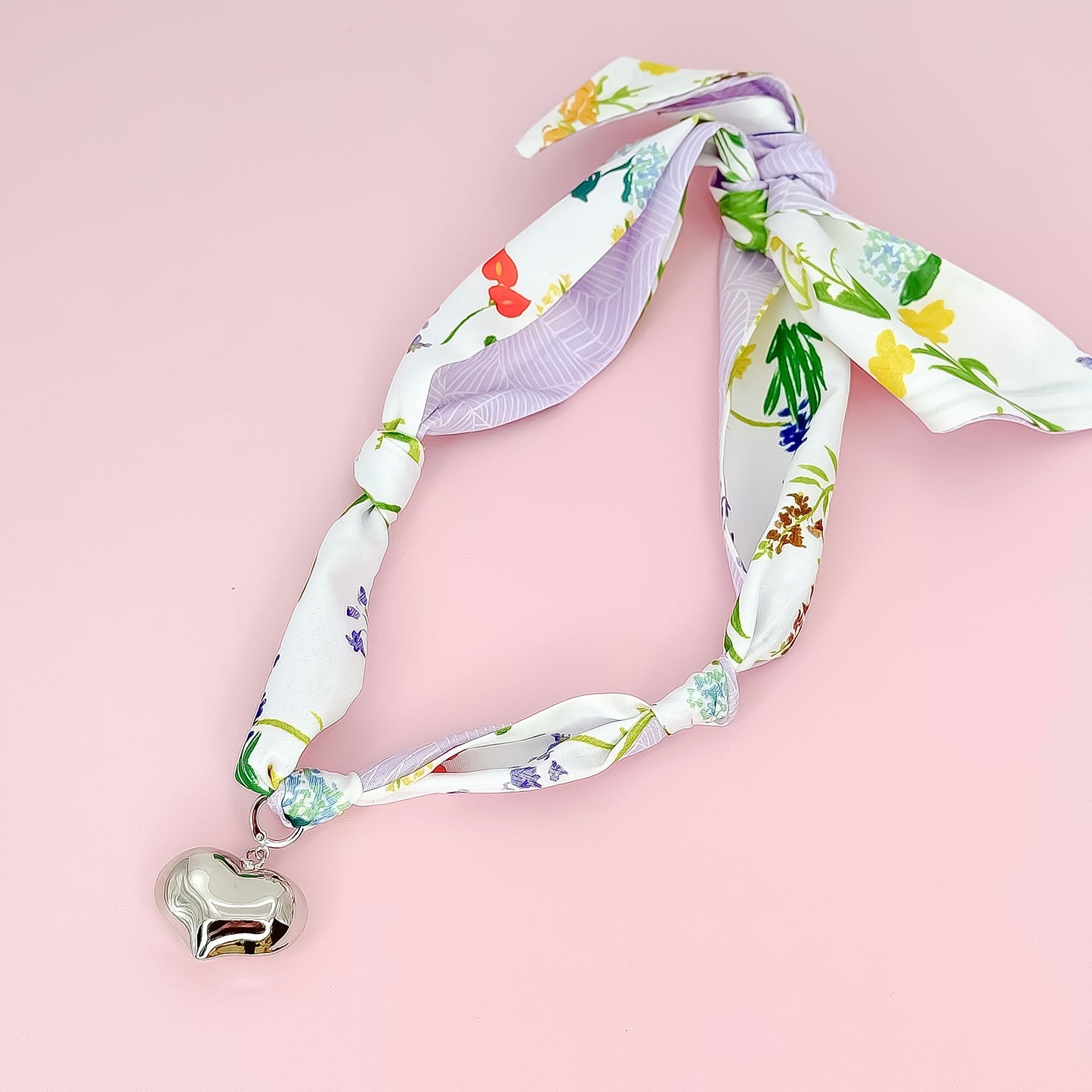 Garden Love Scarf Necklace