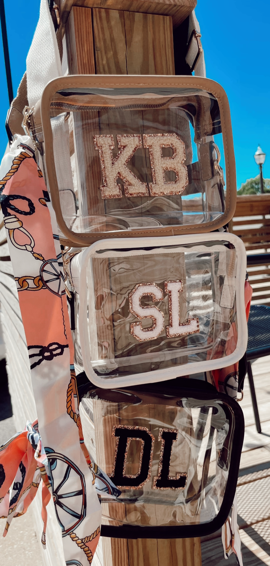 Custom Clear Gameday + Concert Purse