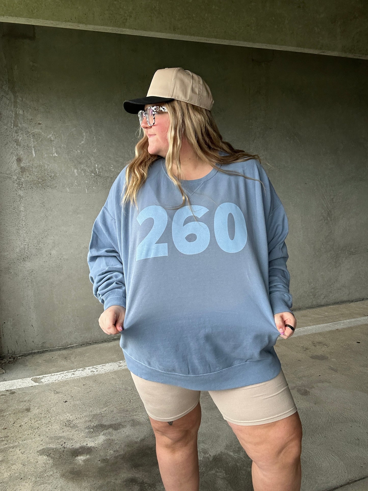 Custom Area Code/Airport Code Graphic Tee - Blue