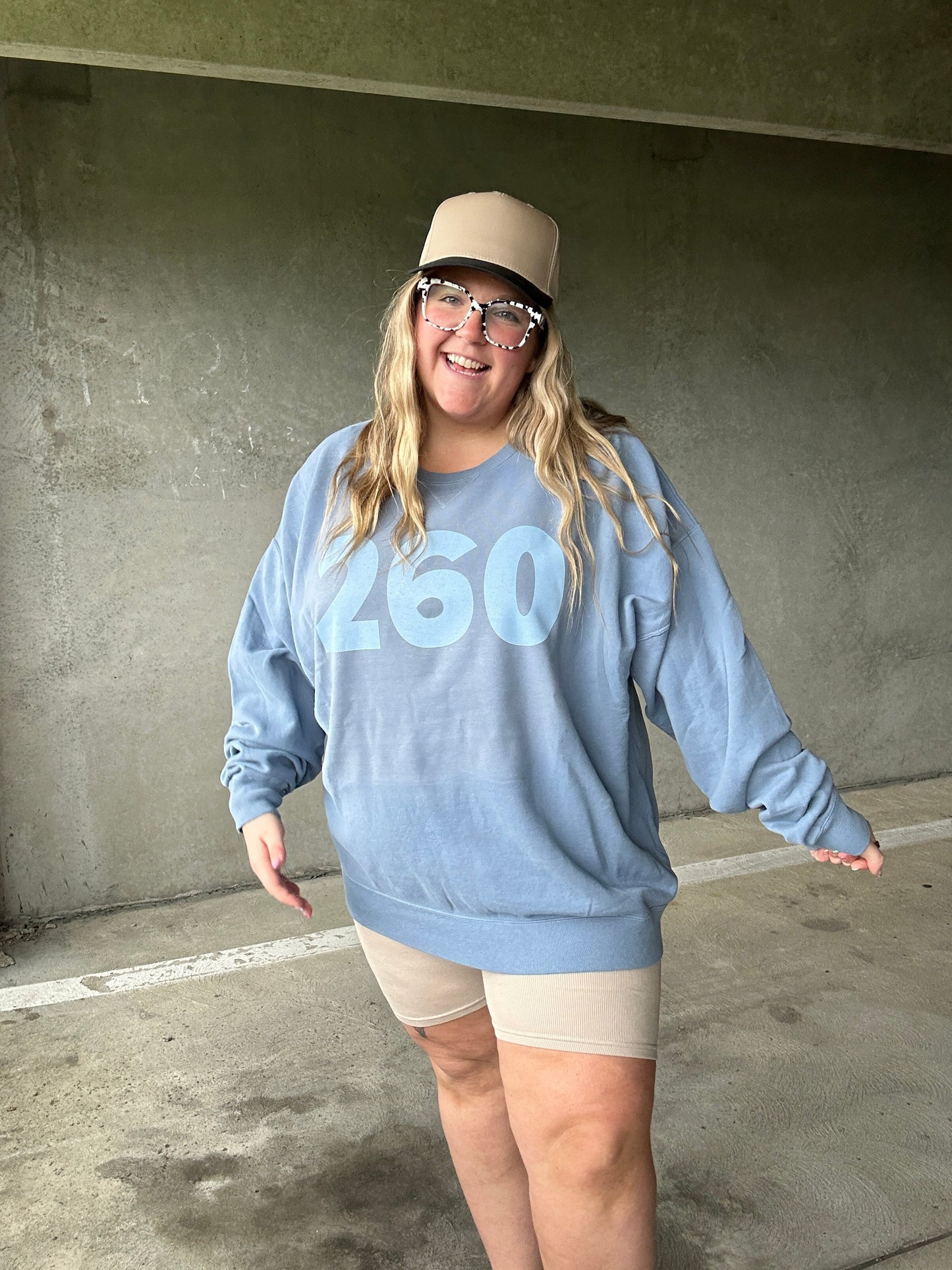 Custom Area Code/Airport Code Graphic Tee - Blue