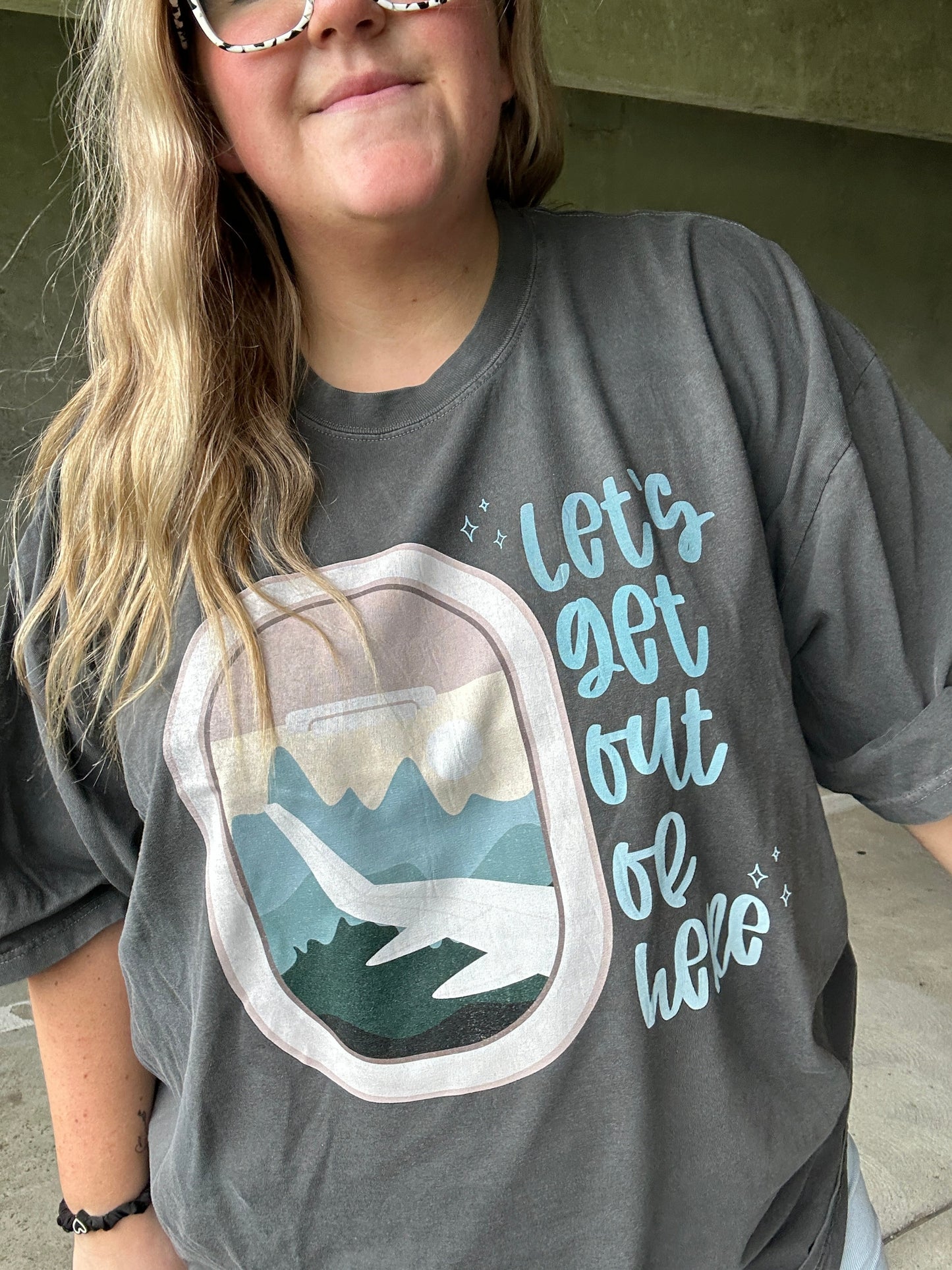 Let's Get Out of Here Graphic Tee