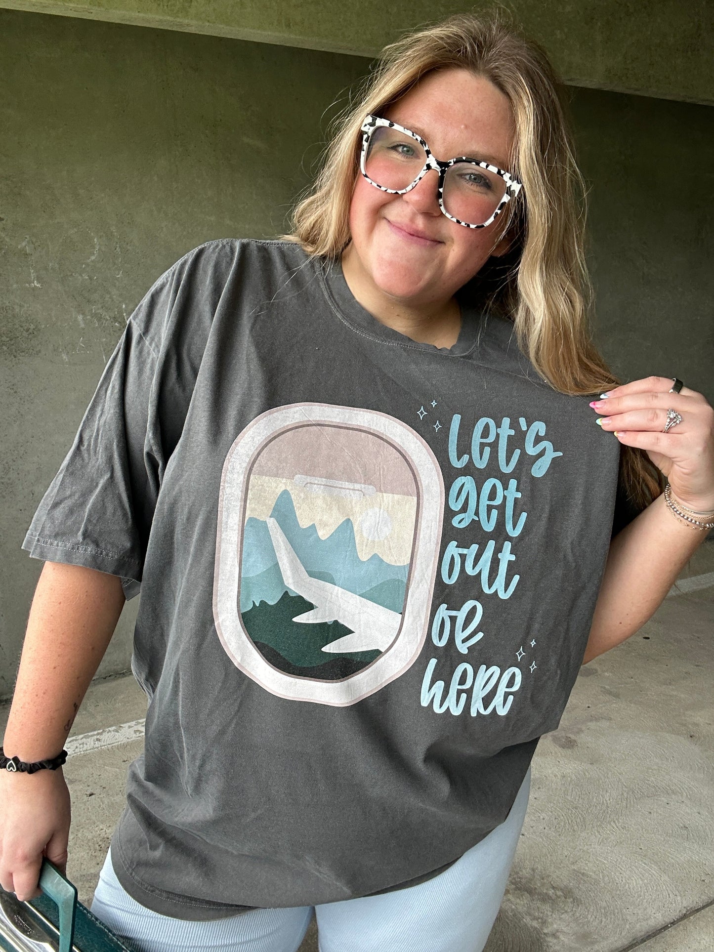 Let's Get Out of Here Graphic Tee