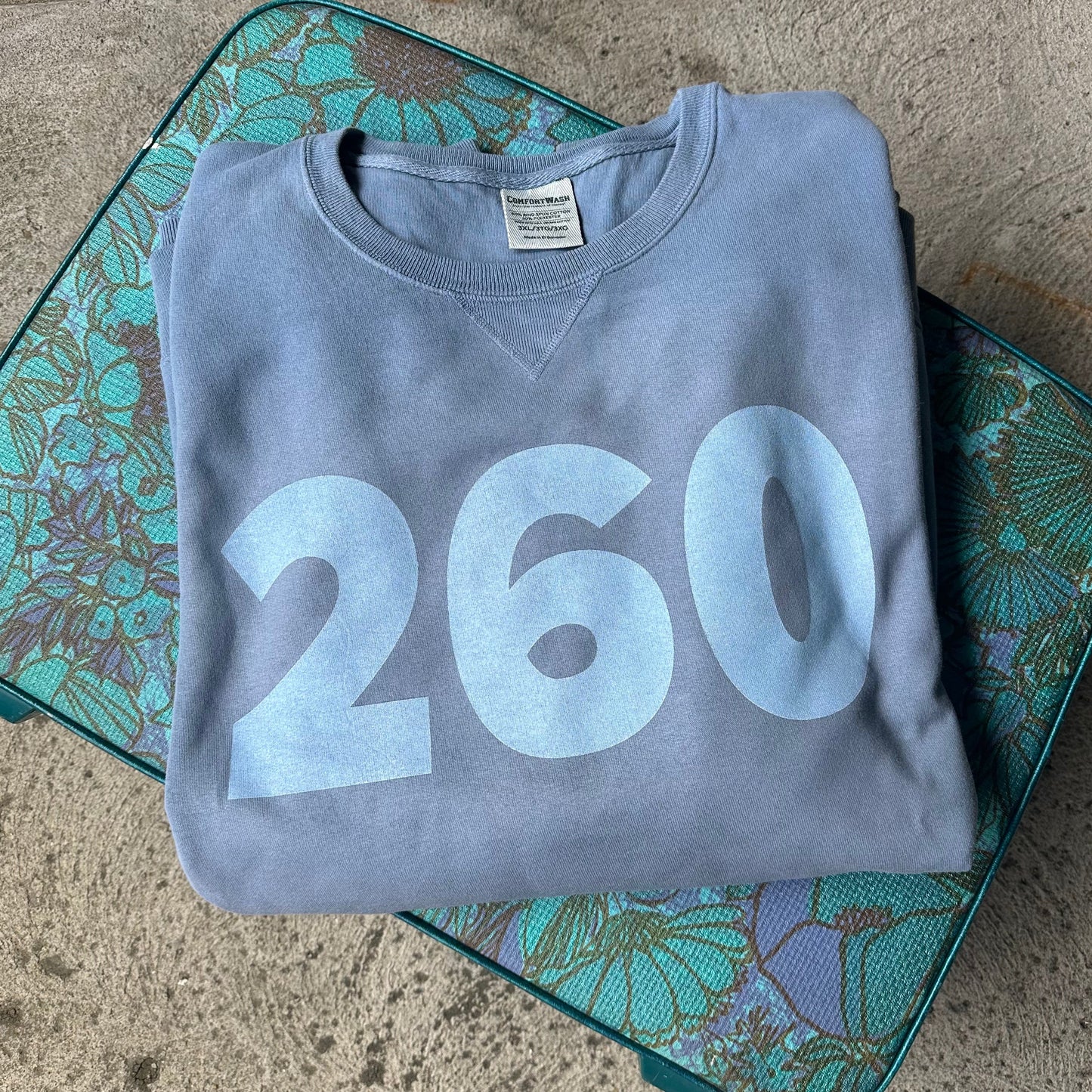 Custom Area Code/Airport Code Graphic Tee - Blue