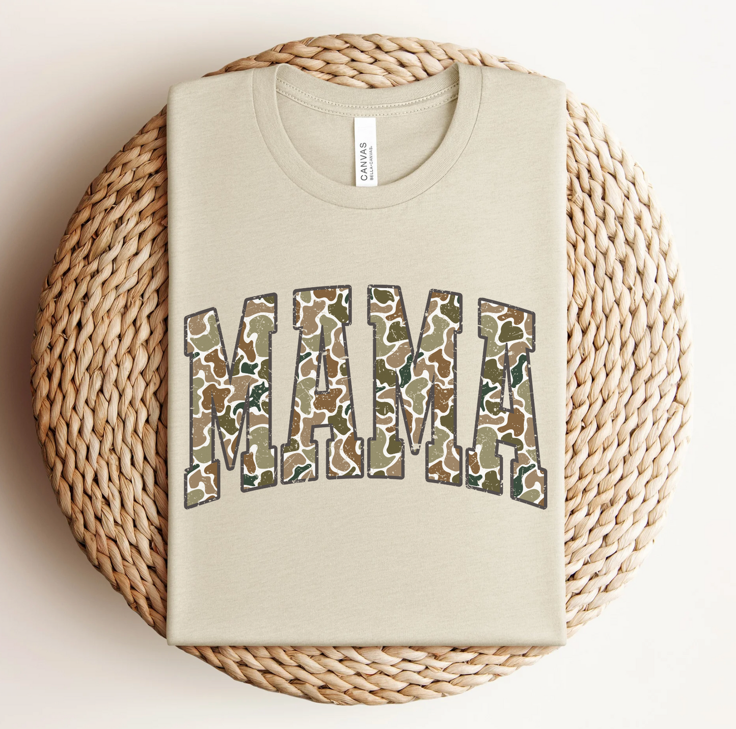 Camo Mama | Tshirt or Crewneck