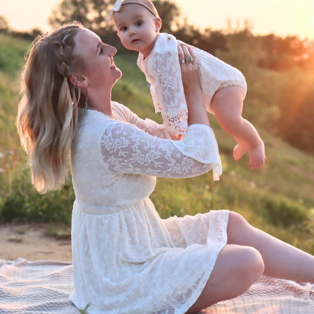 ETA end of February !! Ivory Lace Mommy and Me