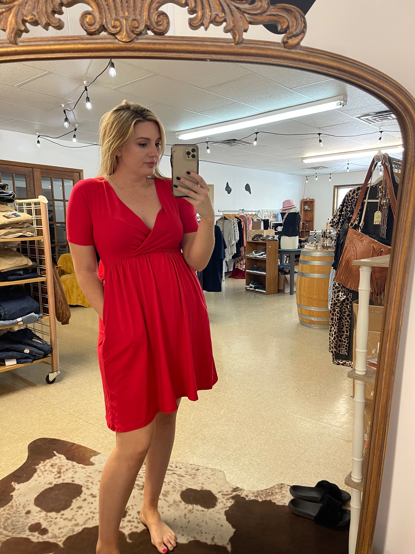 Buttery Soft Red Dress