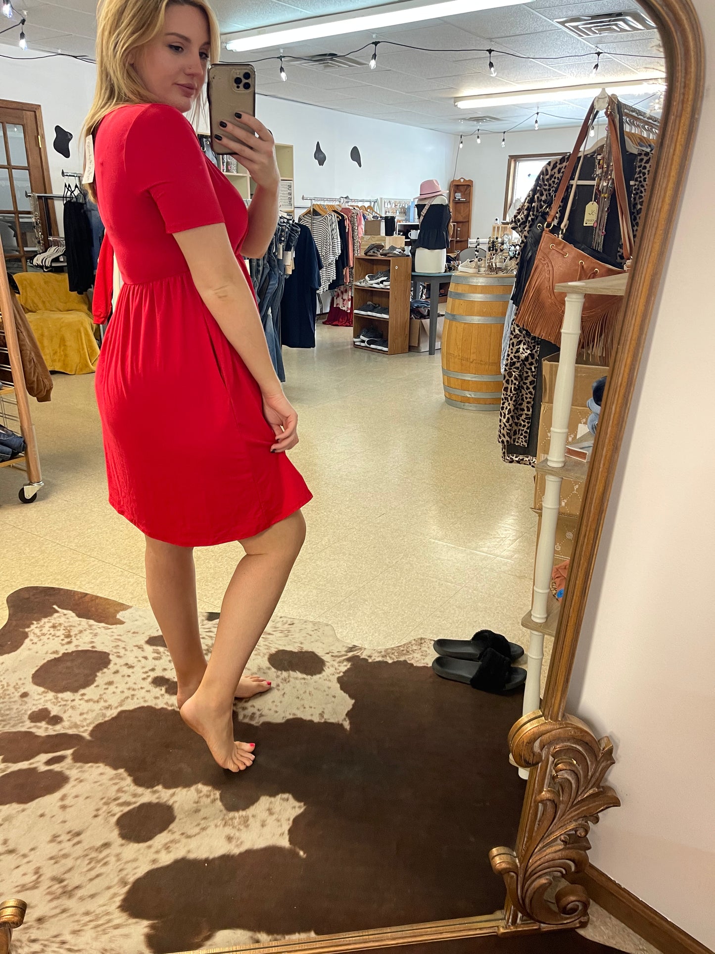 Buttery Soft Red Dress