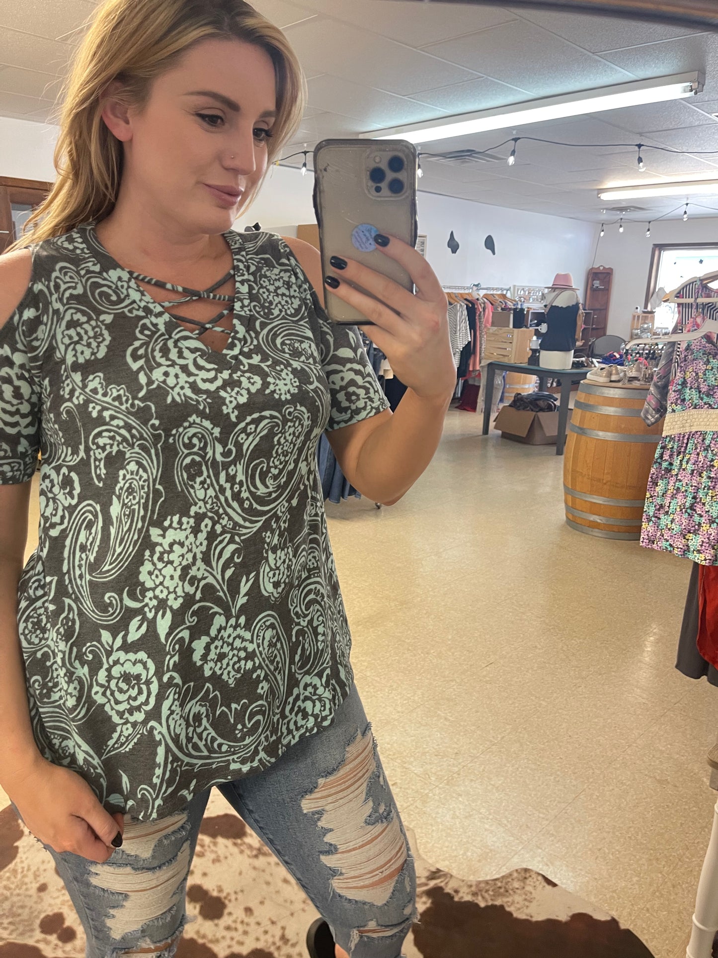Sew In Love Paisley Top