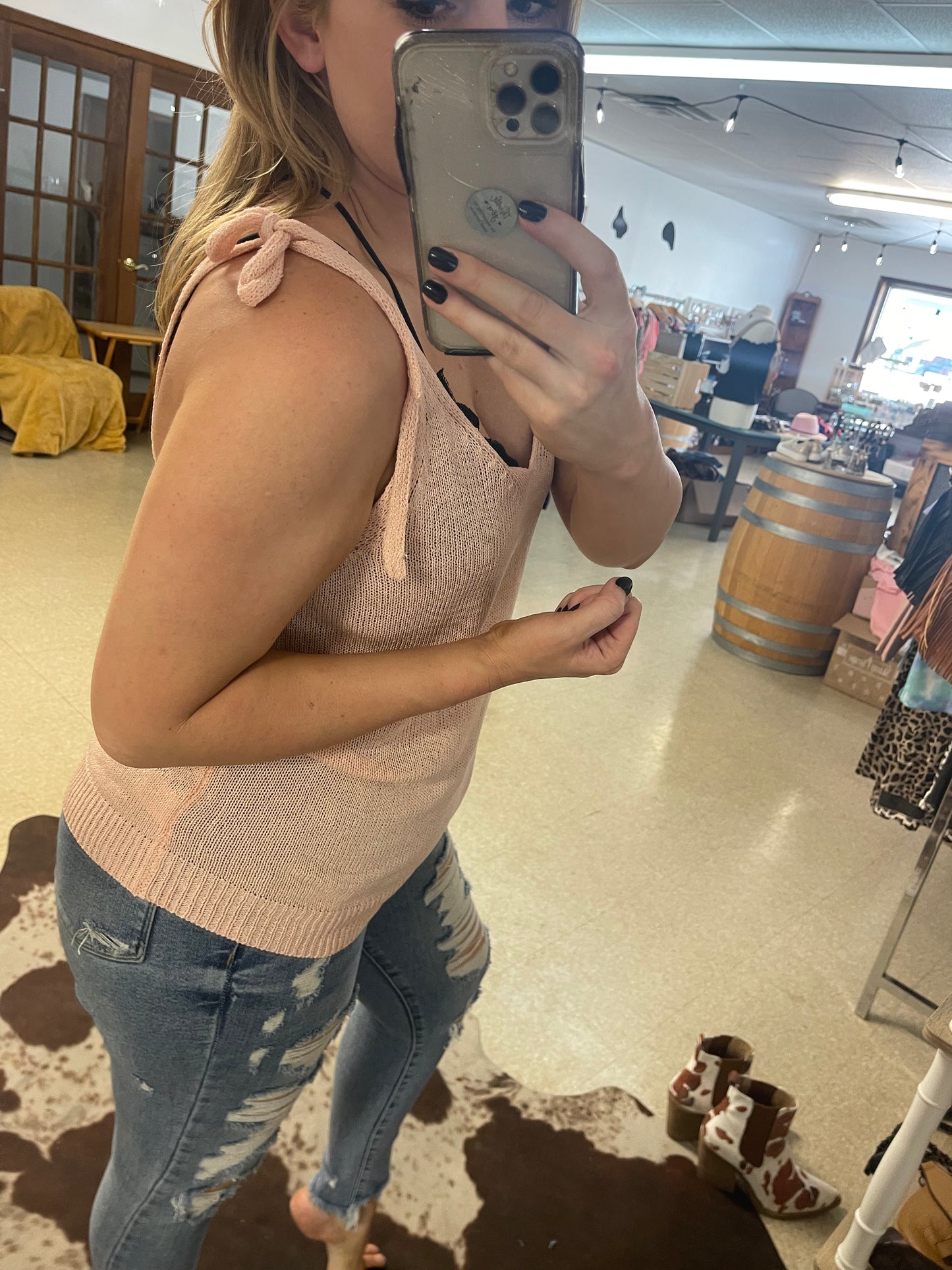 Blush Knit Tank