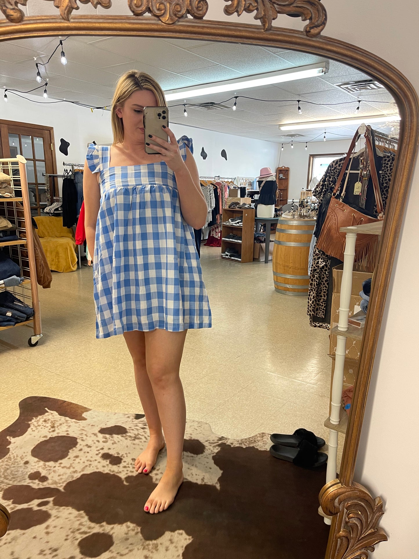 Gingham Dress