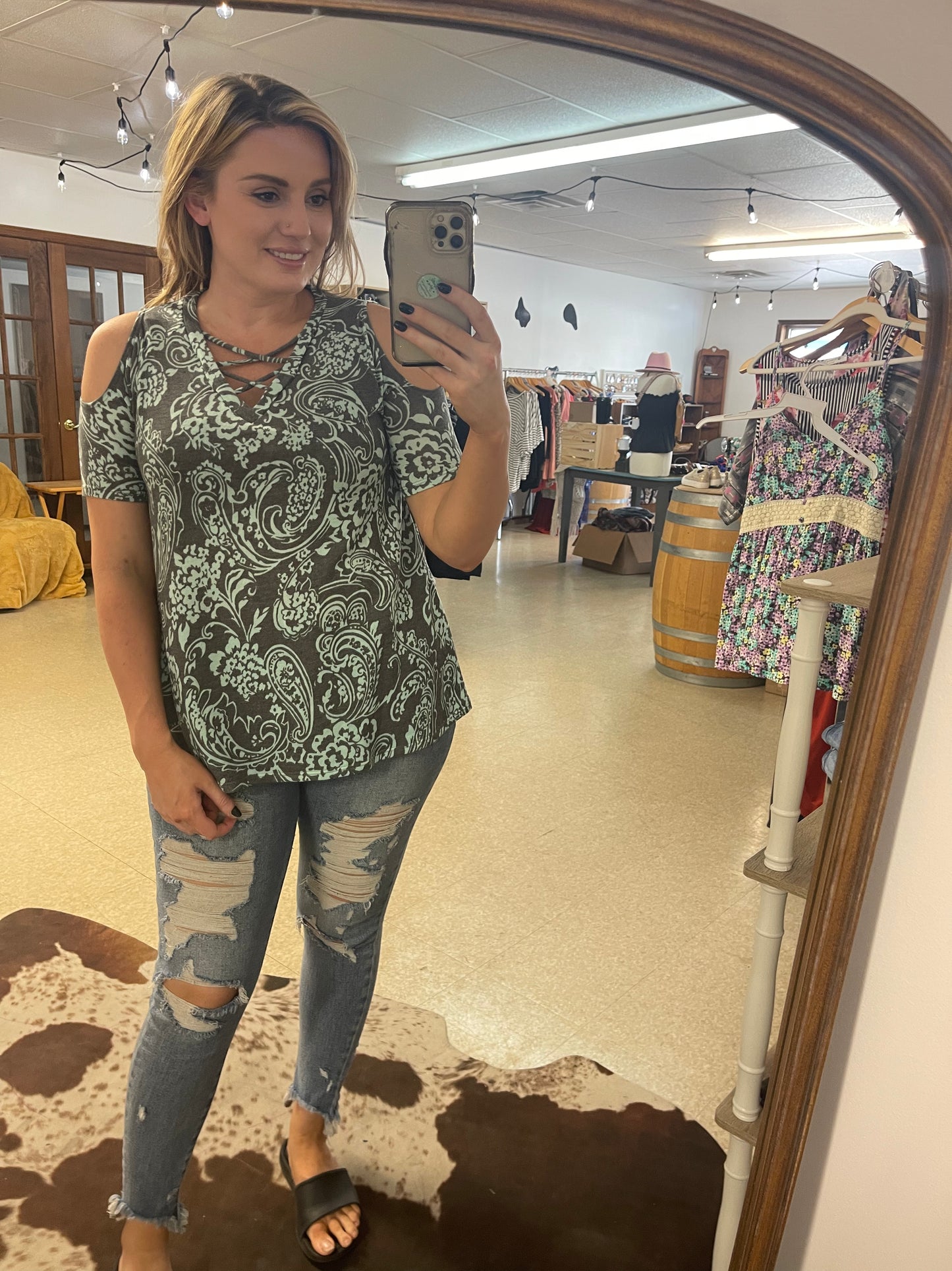 Sew In Love Paisley Top