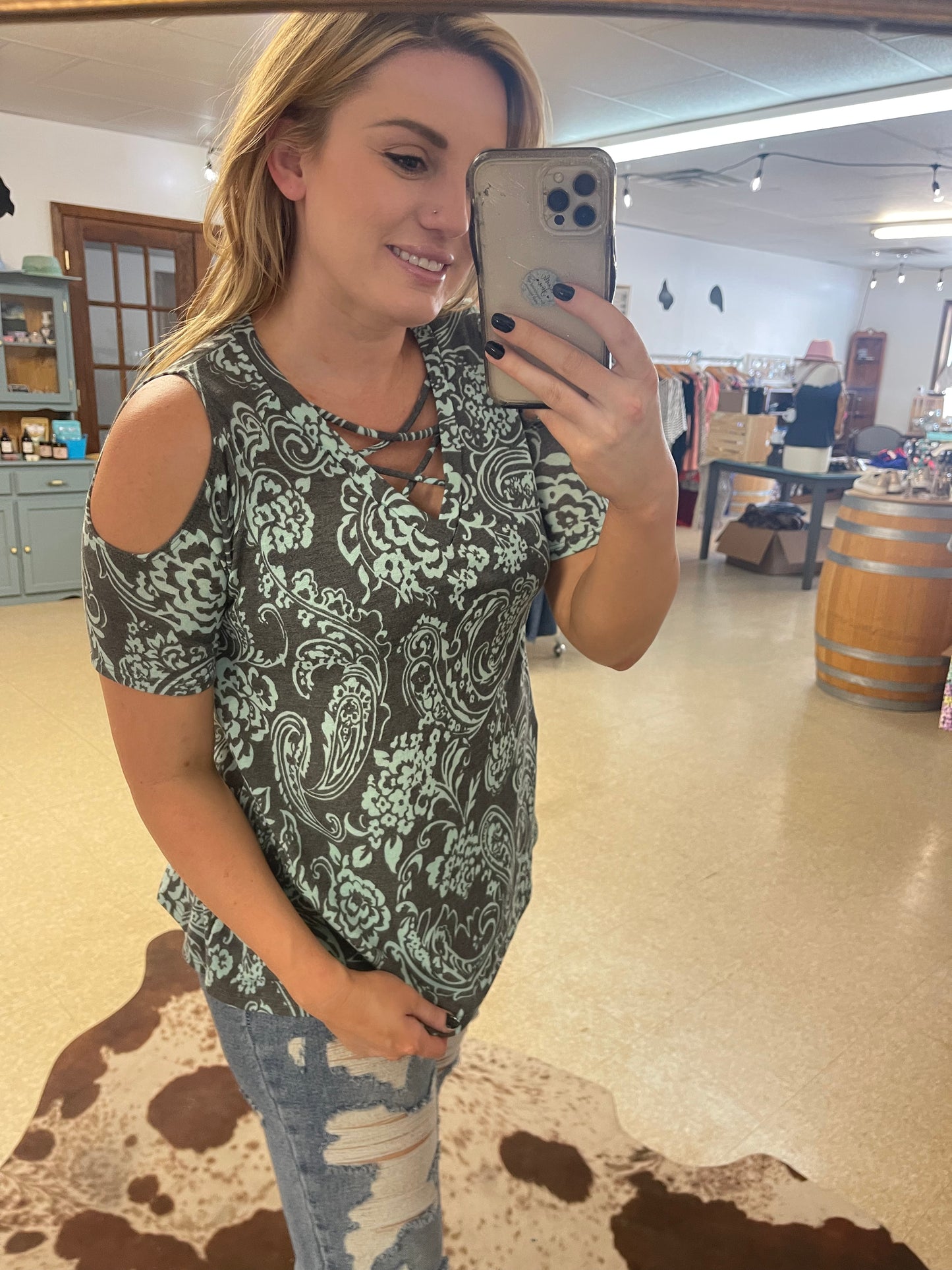 Sew In Love Paisley Top