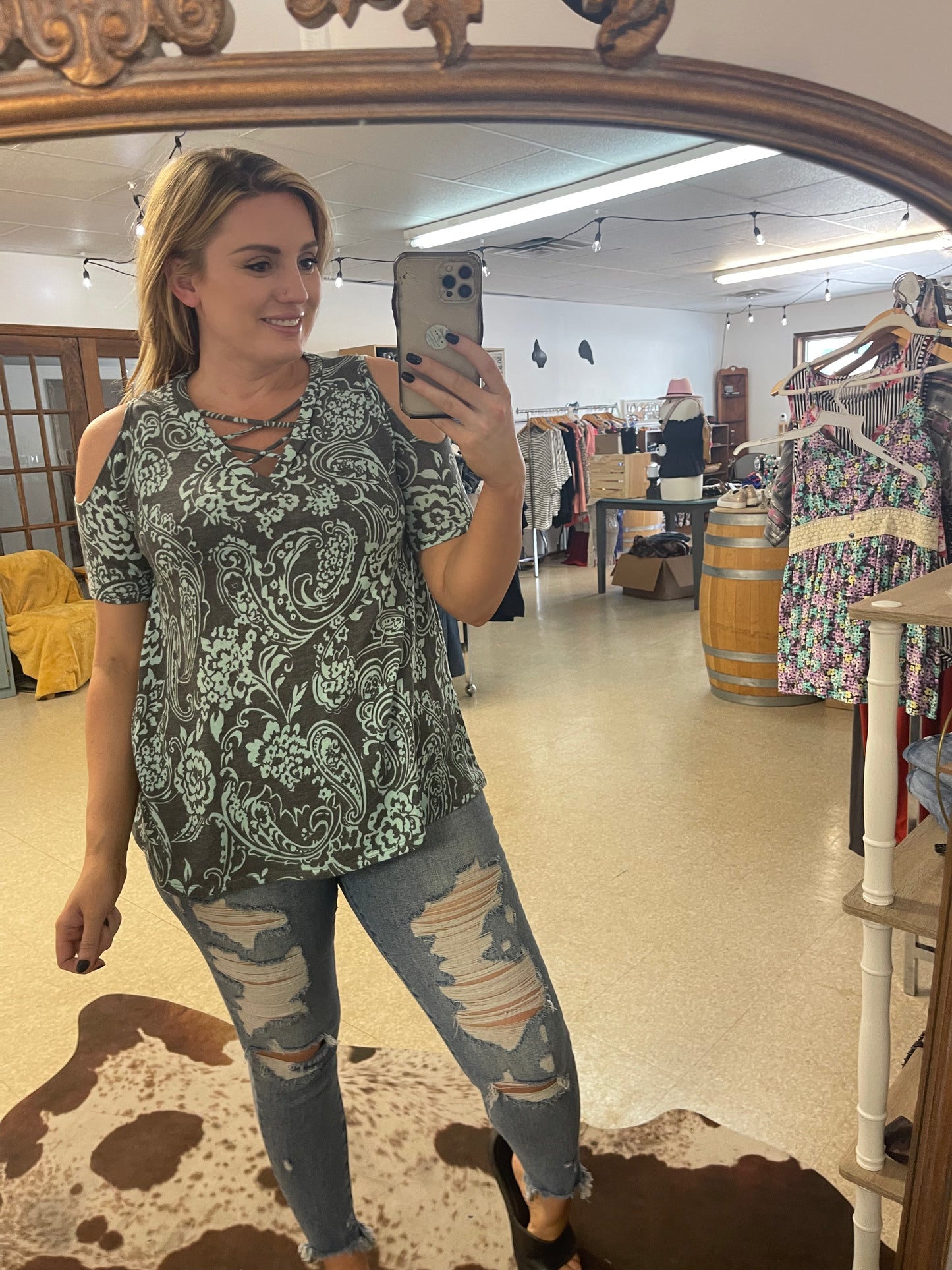 Sew In Love Paisley Top