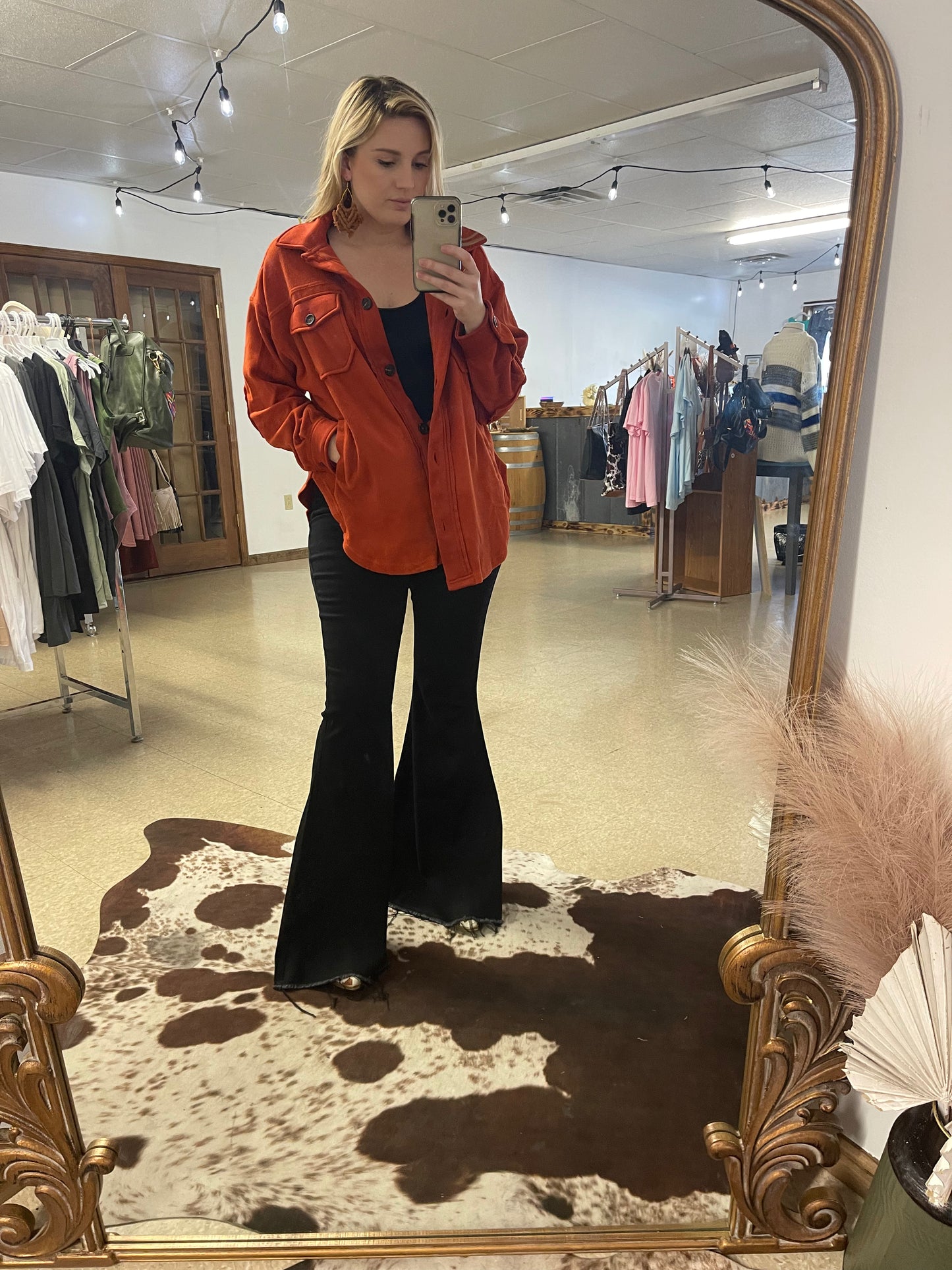 Pumpkin Shacket - Boutique 276