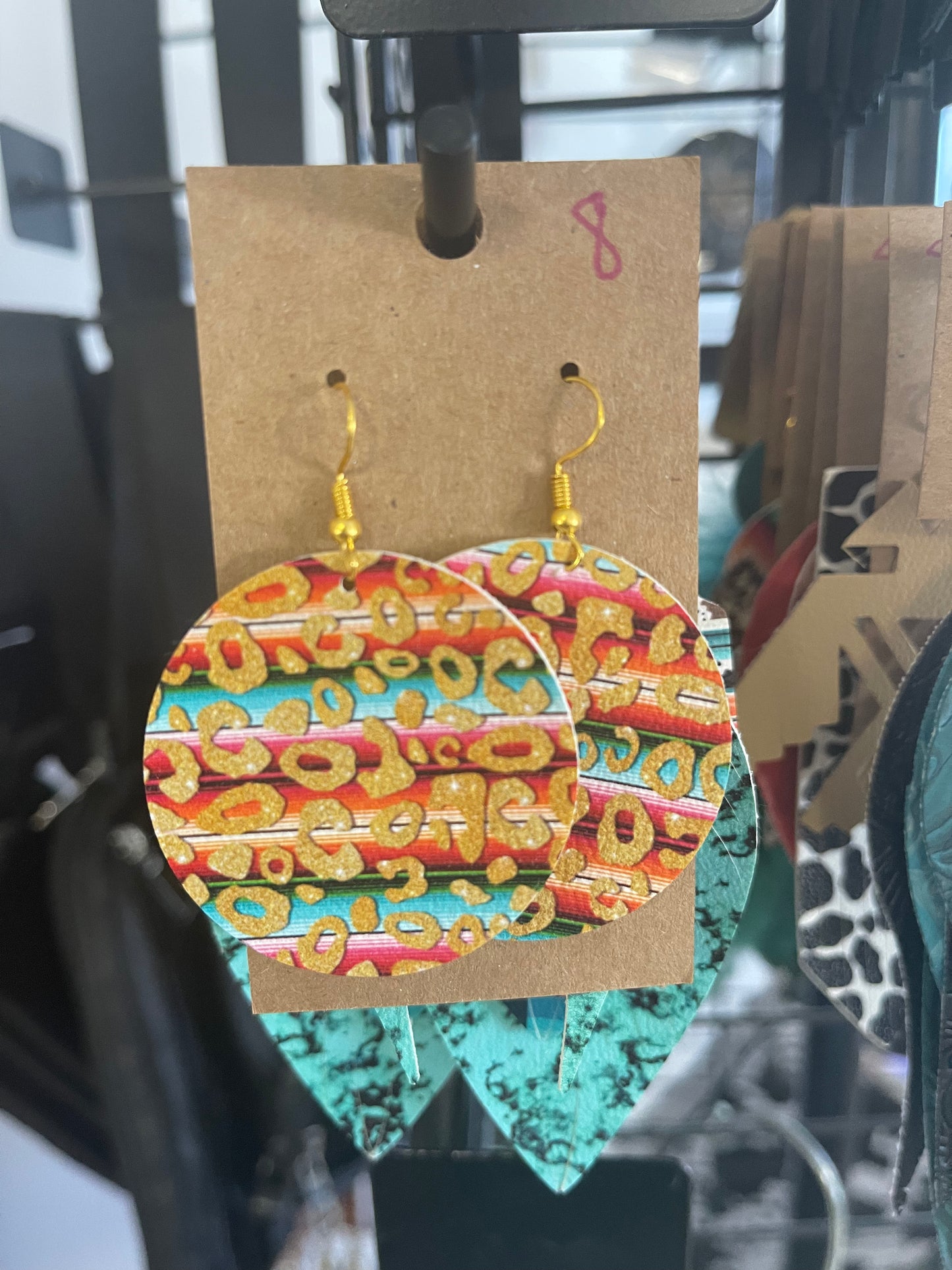 Leather Cut Earrings