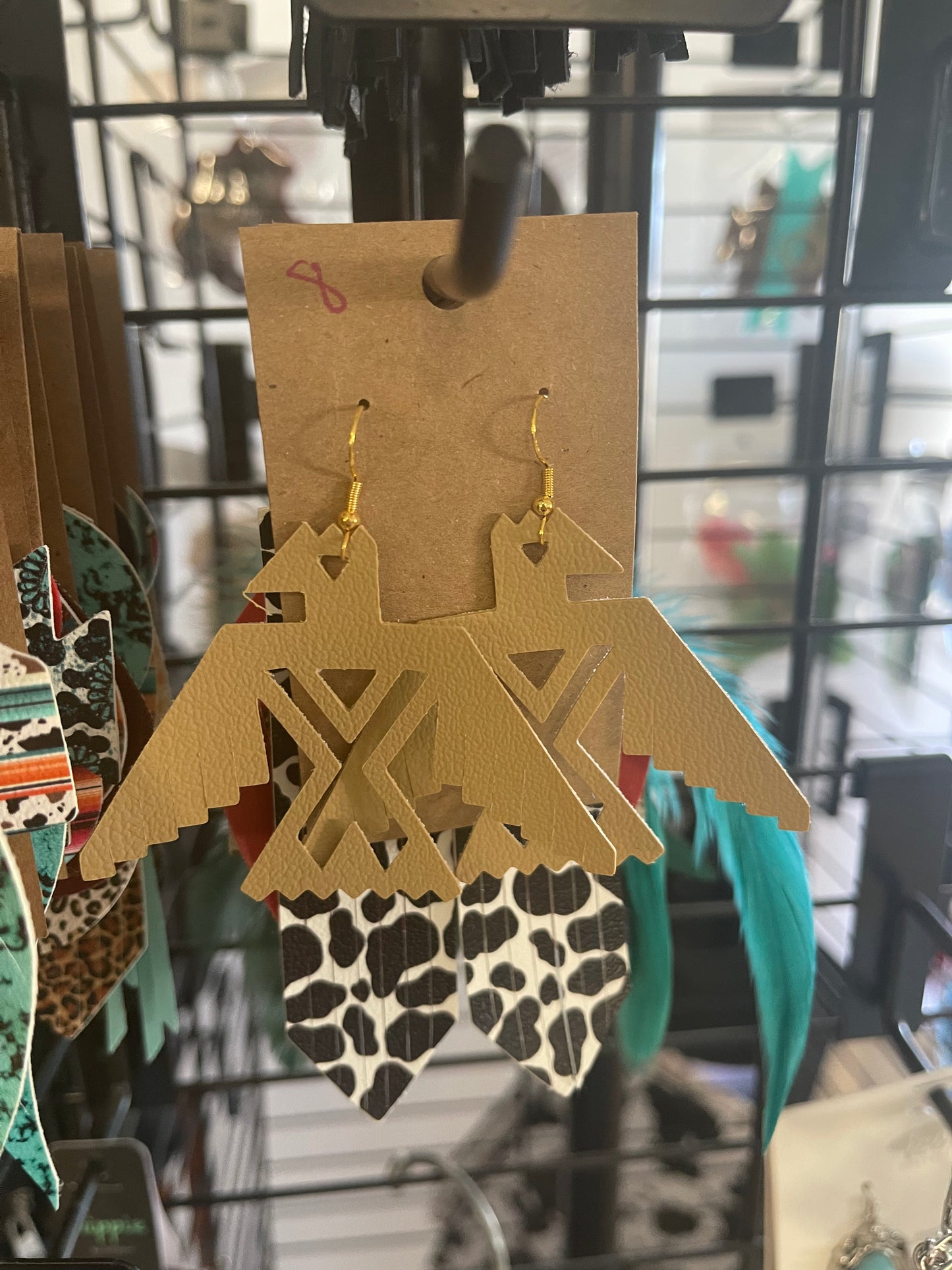 Leather Cut Earrings