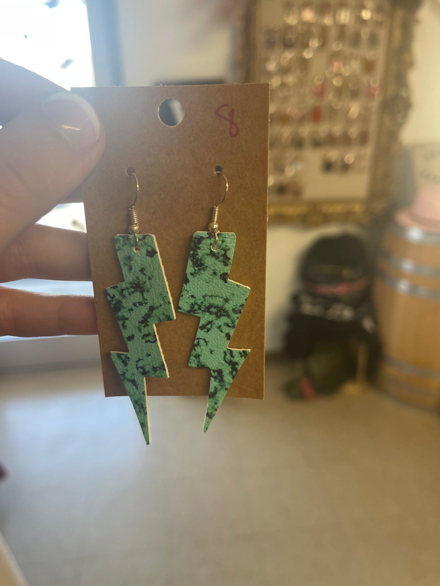 Leather Cut Earrings