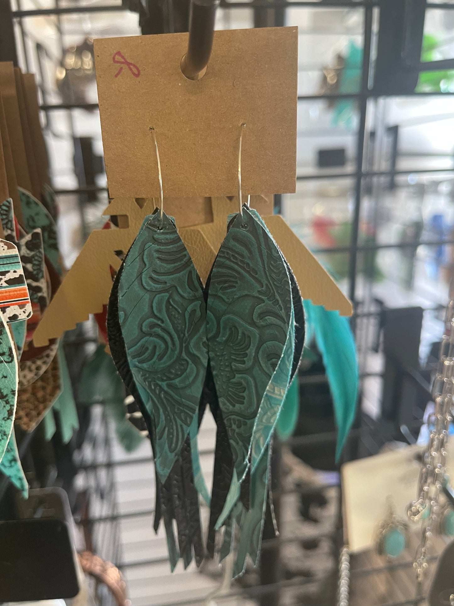Leather Cut Earrings