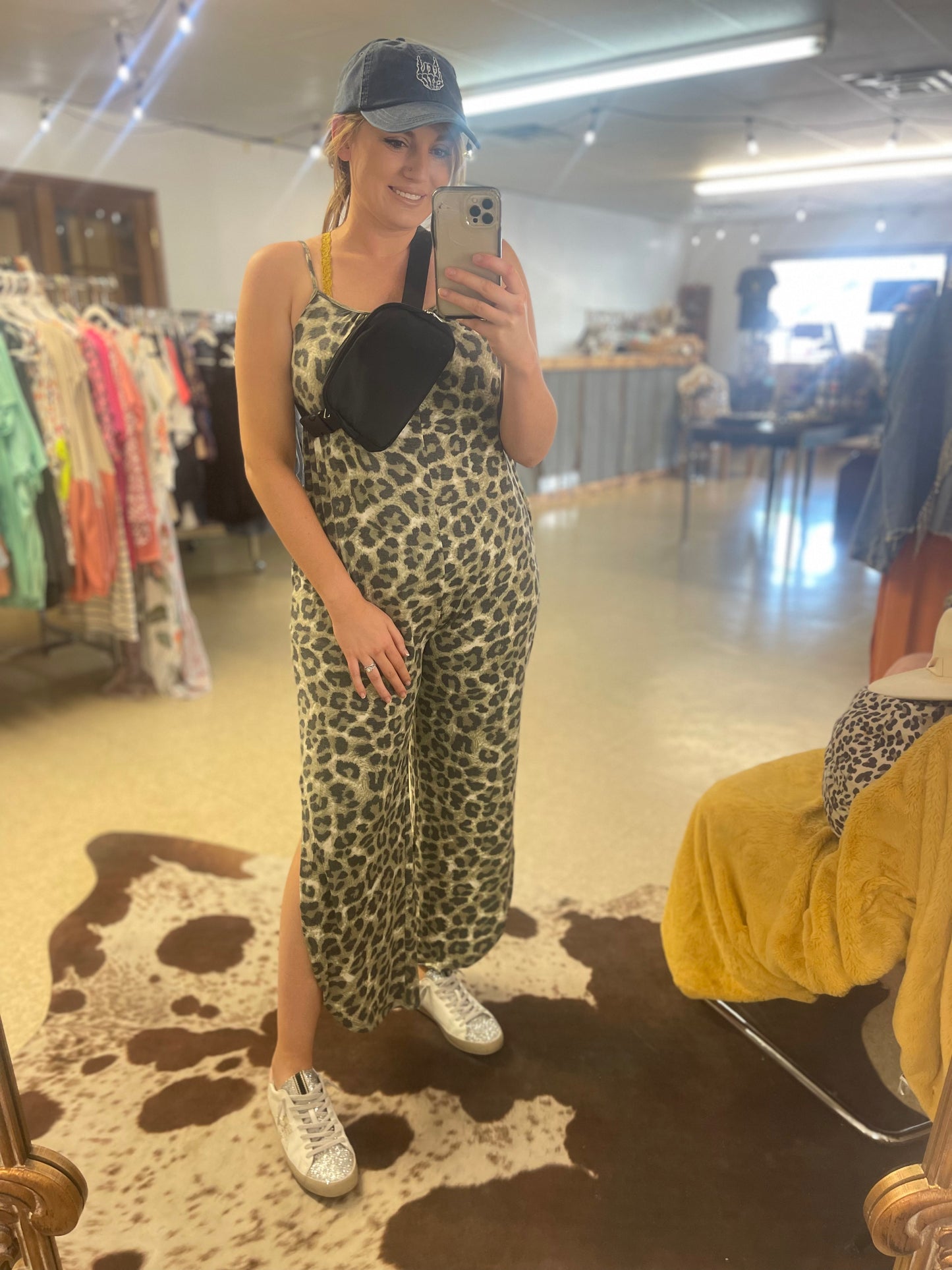 Leopard Jumper with Slits