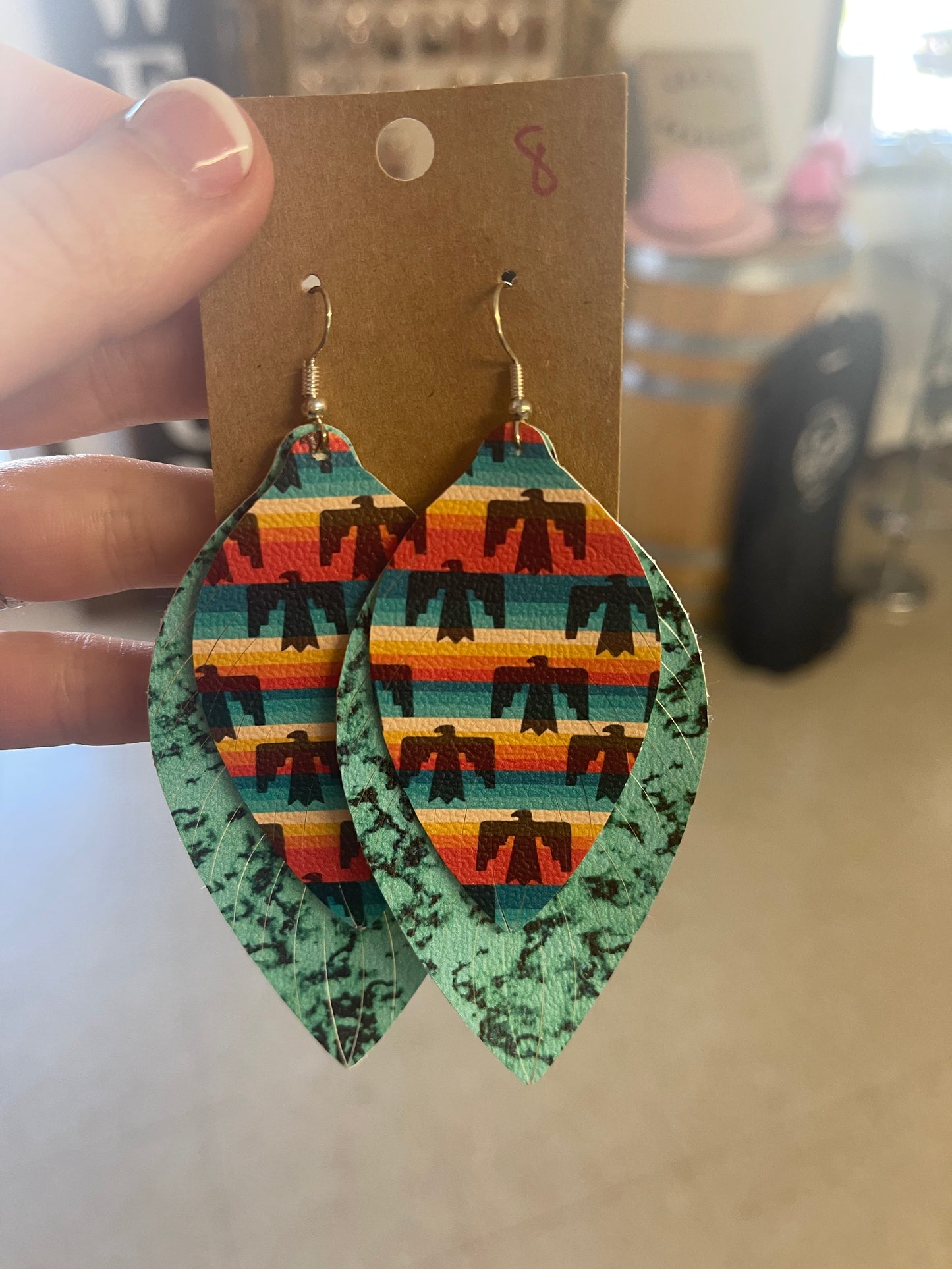 Leather Cut Earrings