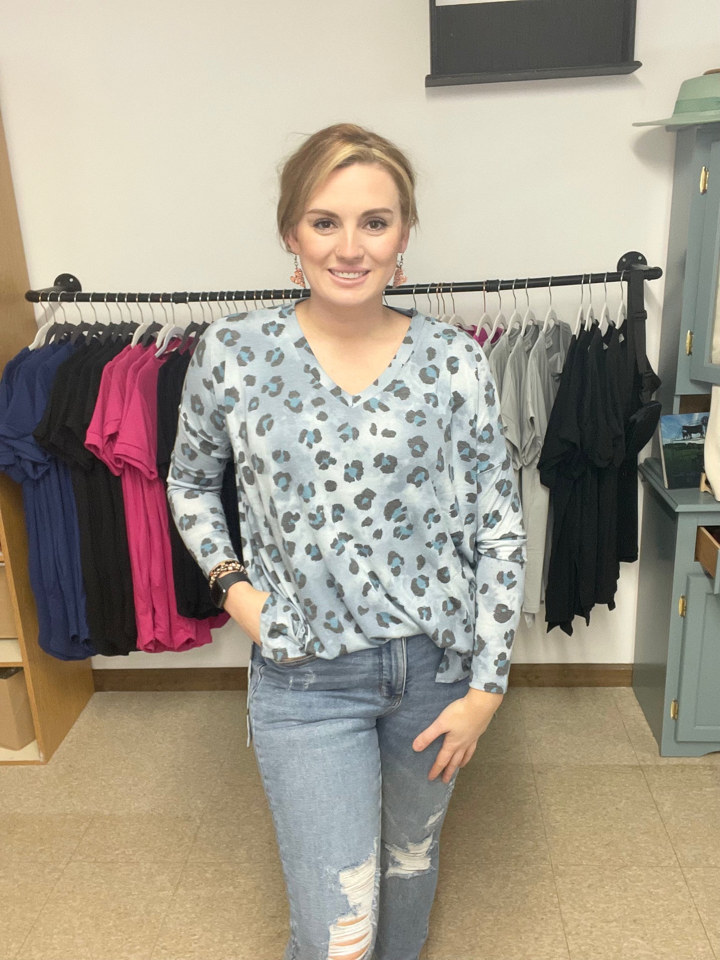 Leopard Top