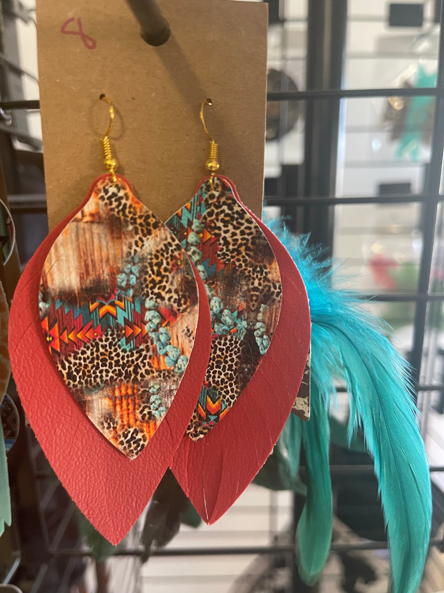 Leather Cut Earrings