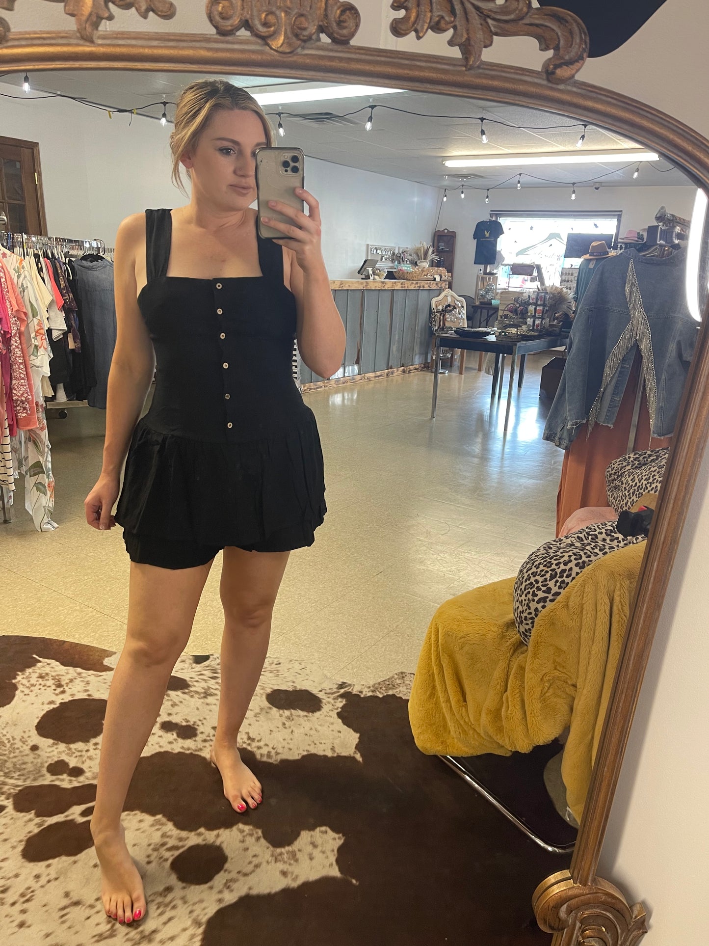 Button Babe Romper