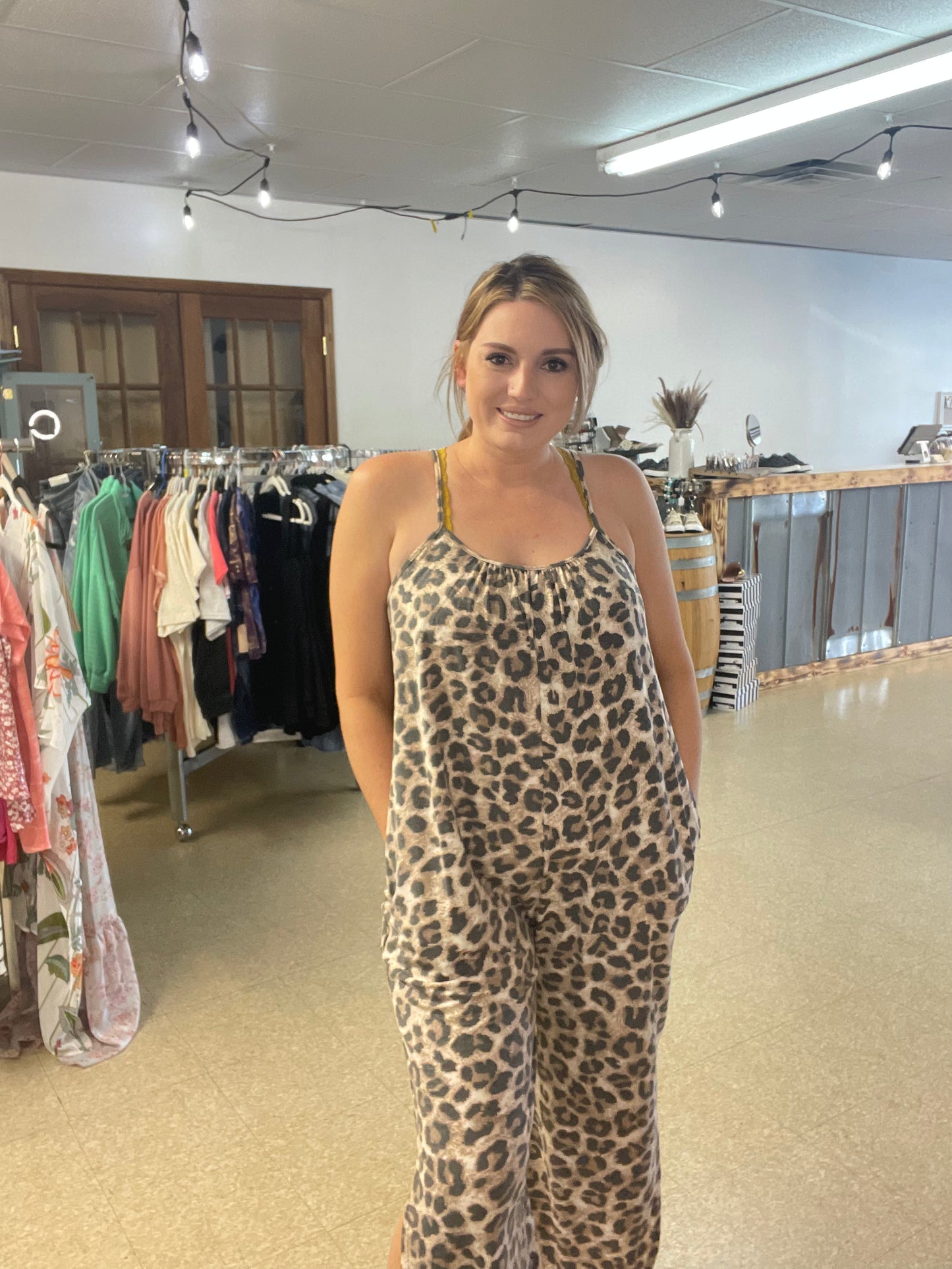 Leopard Jumper with Slits