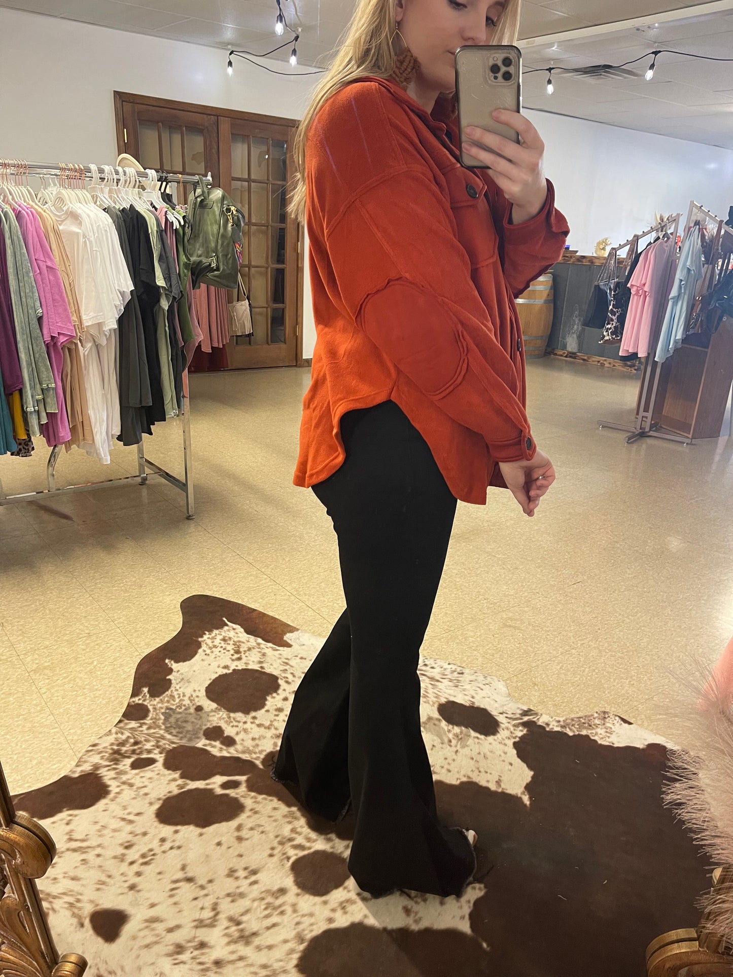 Pumpkin Shacket - Boutique 276