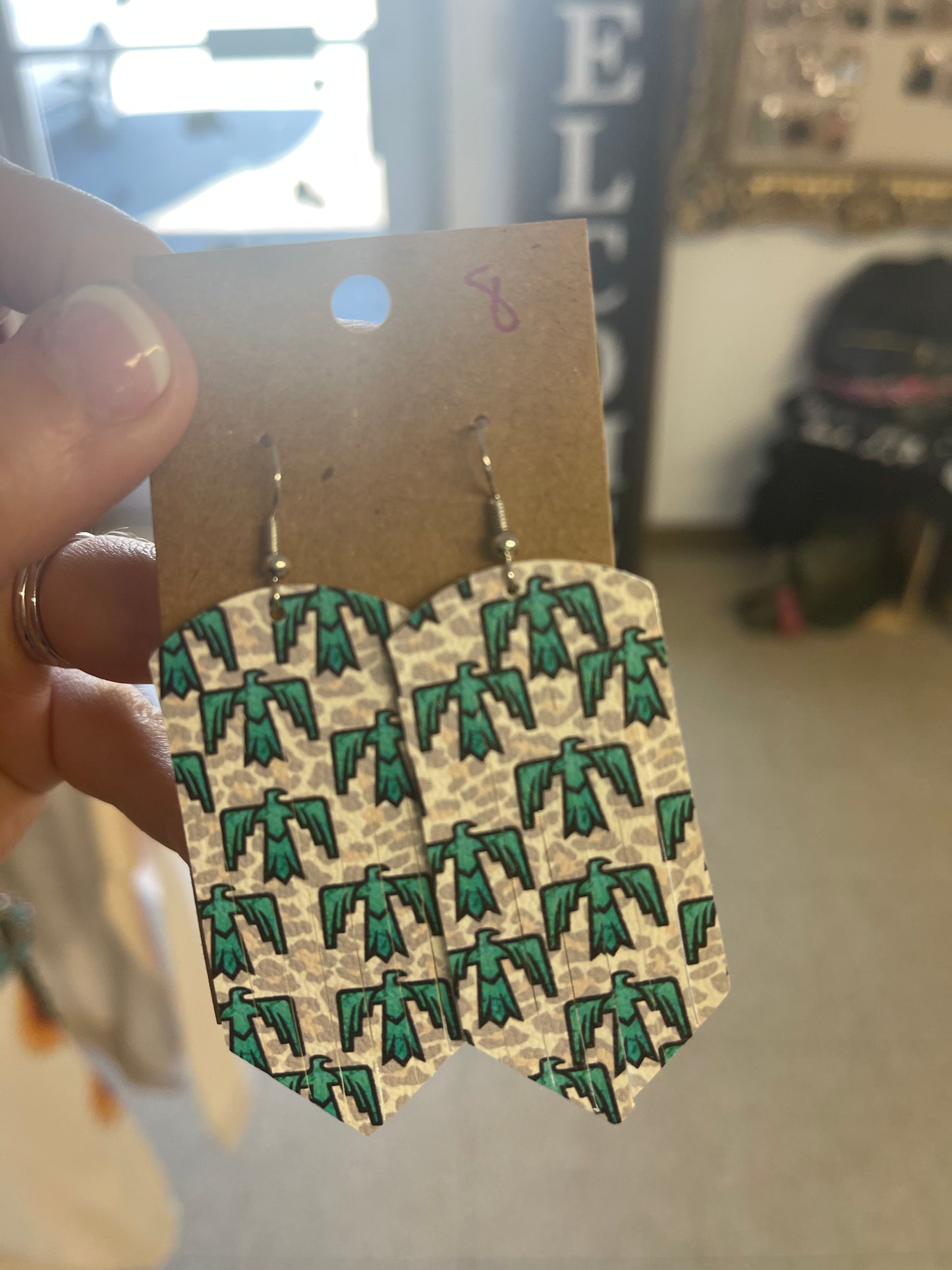 Leather Cut Earrings