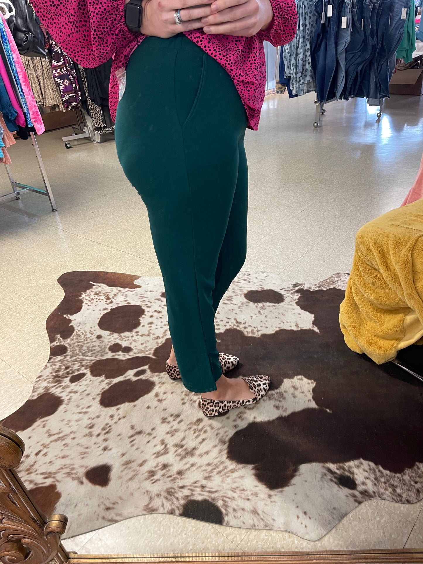 Hunter Green Dress Pants