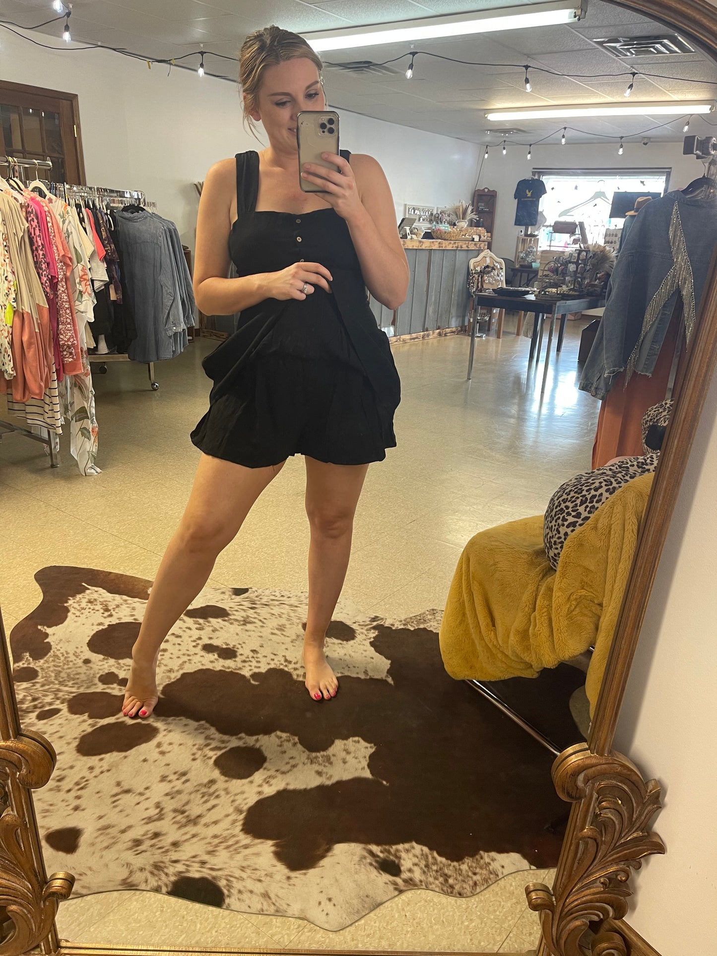Button Babe Romper