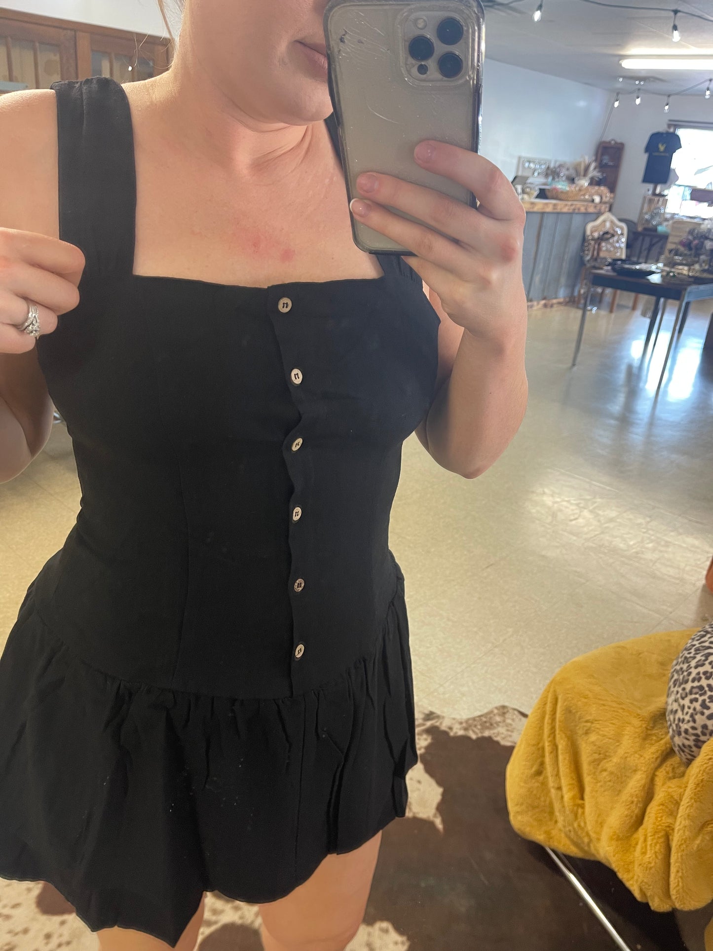 Button Babe Romper