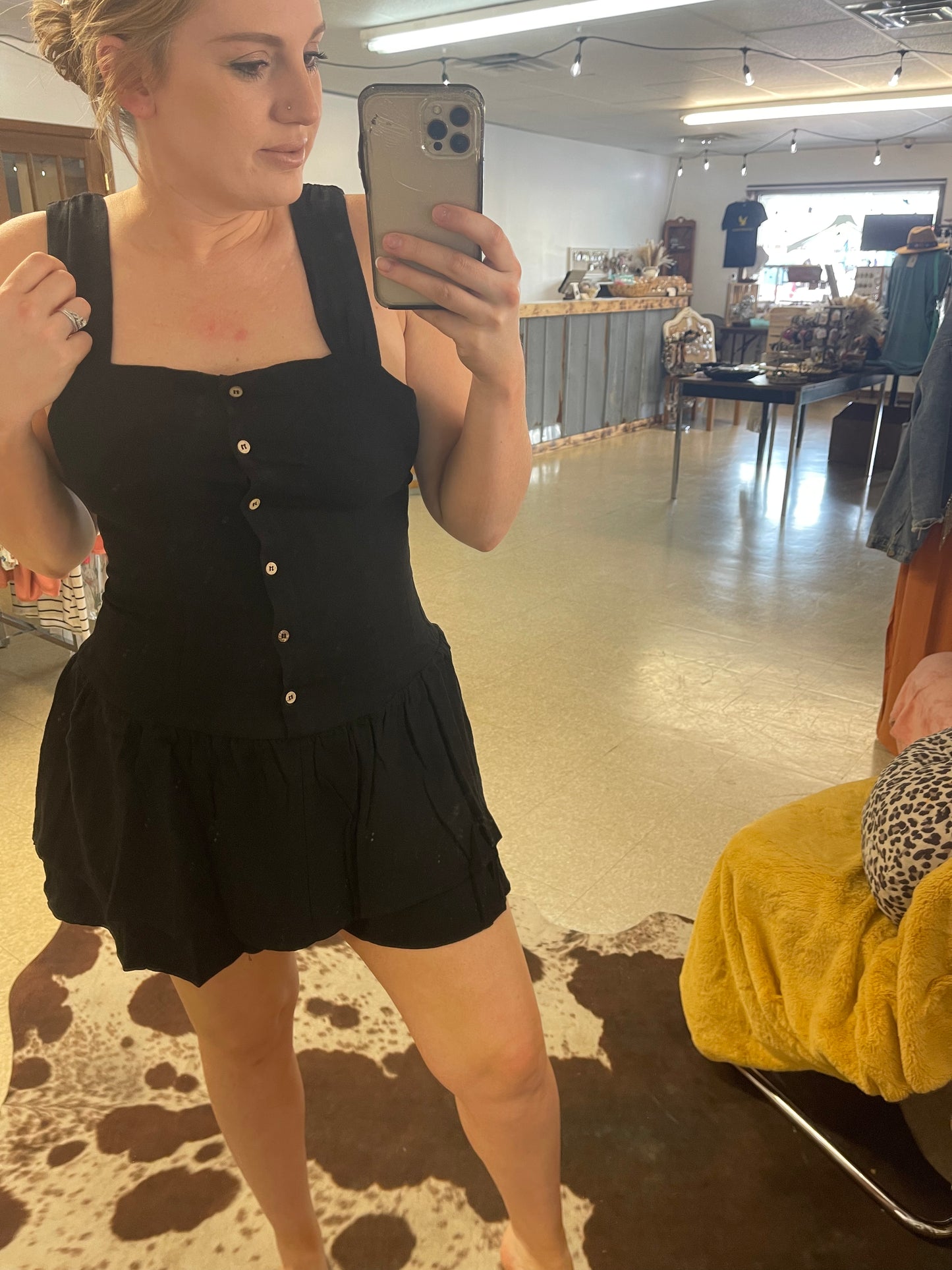 Button Babe Romper