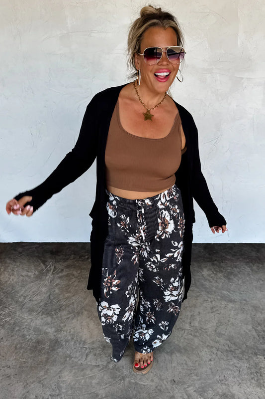 Pre Order 9/8 Haddie Floral Wide Leg Pants