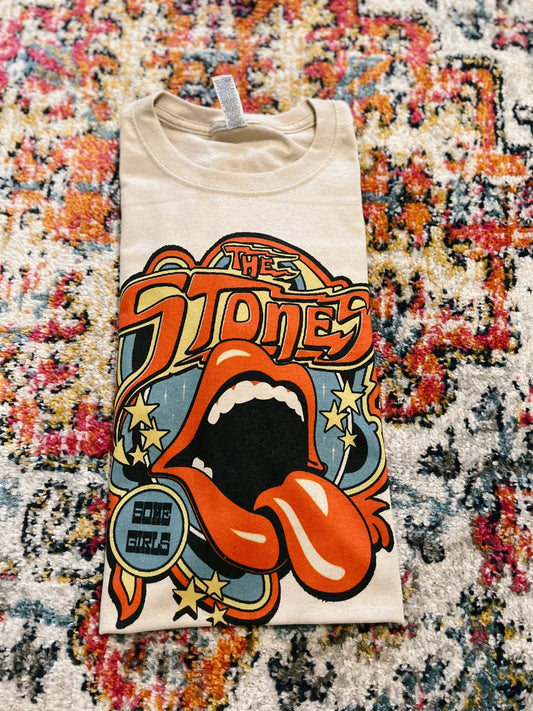 Retro Tongue Tee or Crew