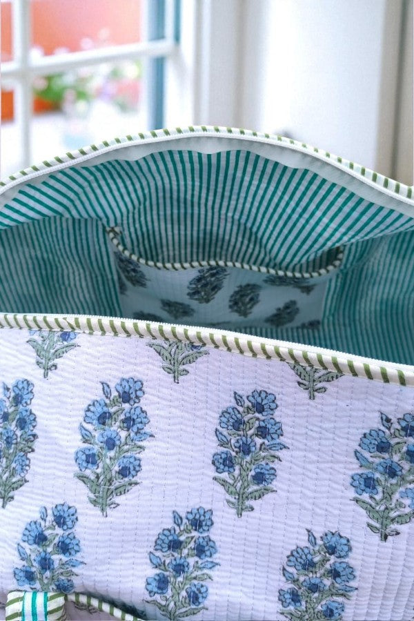 SC - ETA 8/29 - Blue You Away Floral Duffle Bag