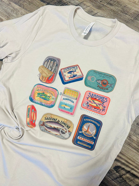 Sardine Cans | Tshirt or Crewneck